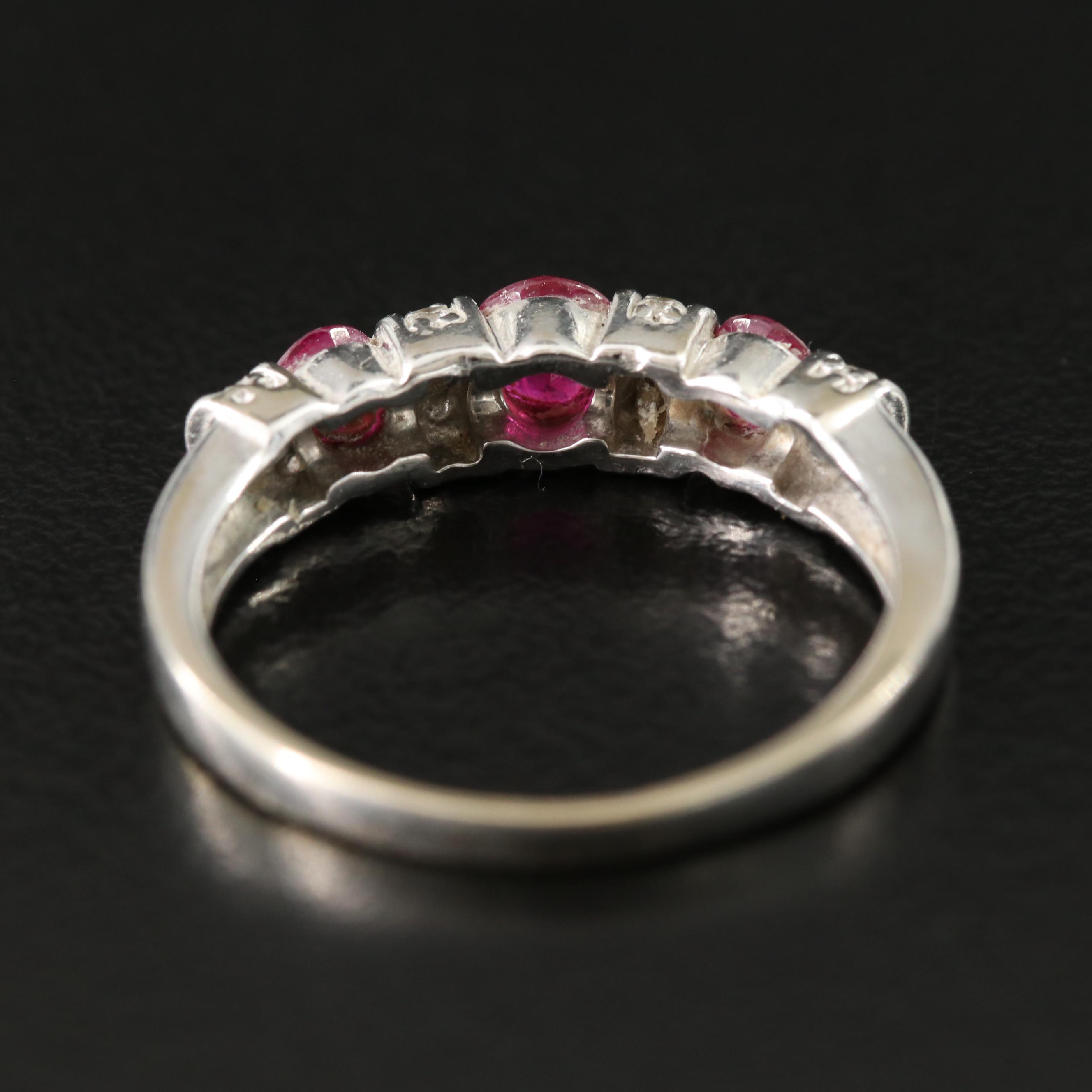 14K Ruby and Diamond Ring