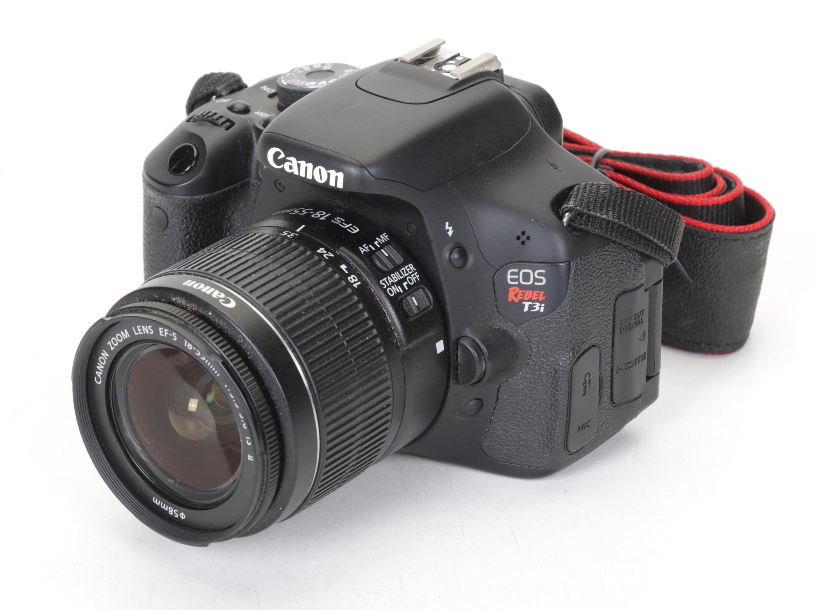 Canon EOS Rebel T3i Camera Body with Minolta, Sigma, Canon & More Lenses