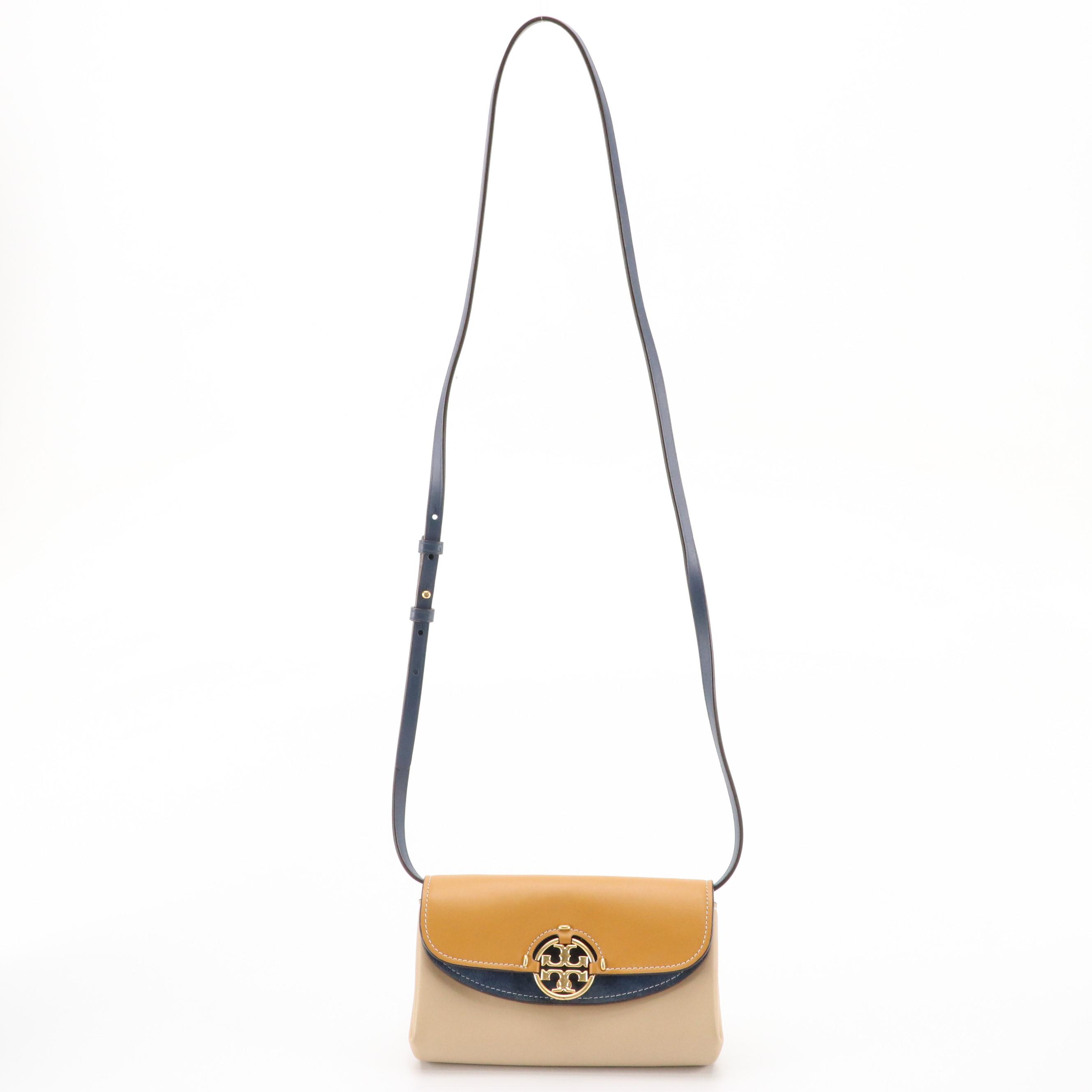 Tory Burch Miller Wallet Crossbody Bag in Caramel Corn/Dromedary Leather
