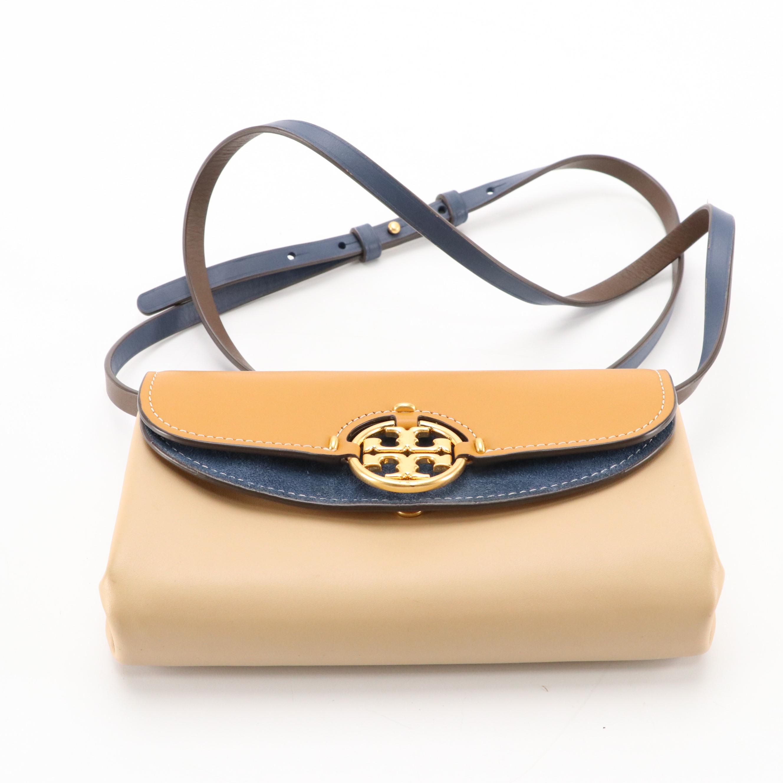 Tory Burch Miller Wallet Crossbody Bag in Caramel Corn/Dromedary Leather