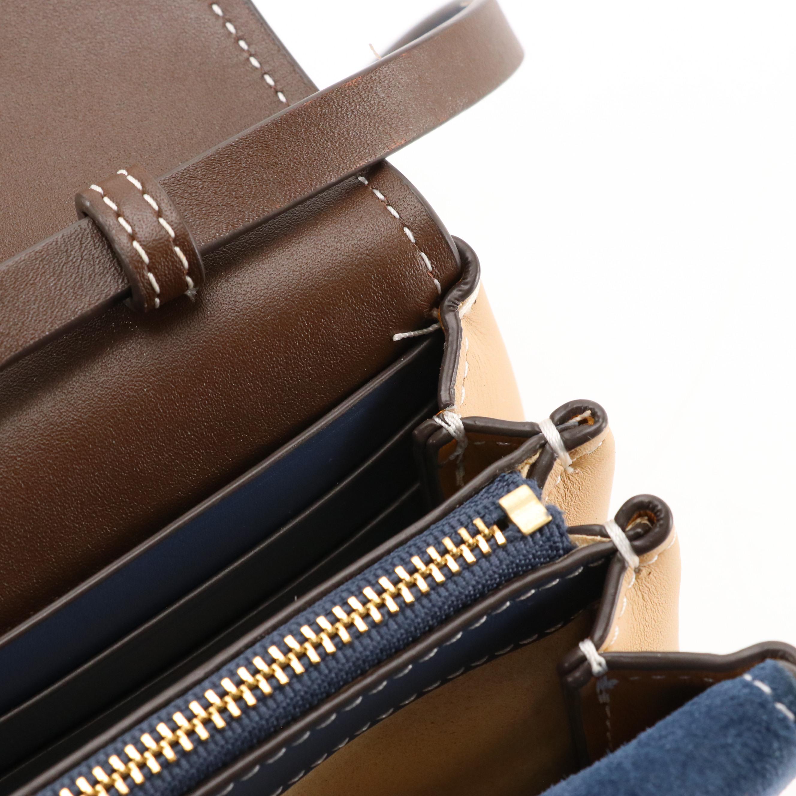 Tory Burch Miller Wallet Crossbody Bag in Caramel Corn/Dromedary Leather