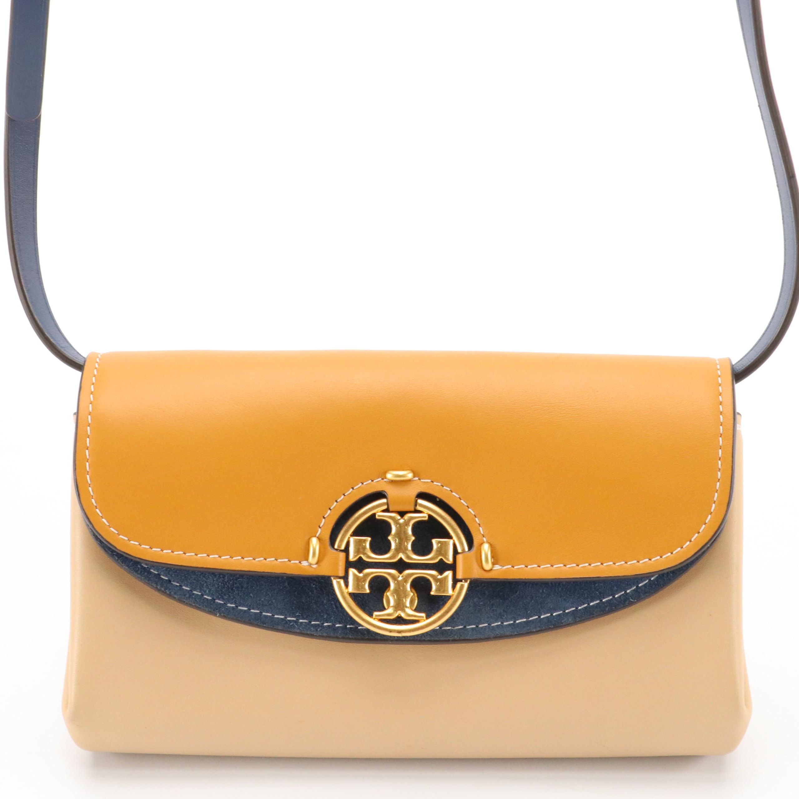 Tory Burch Miller Wallet Crossbody Bag in Caramel Corn/Dromedary Leather