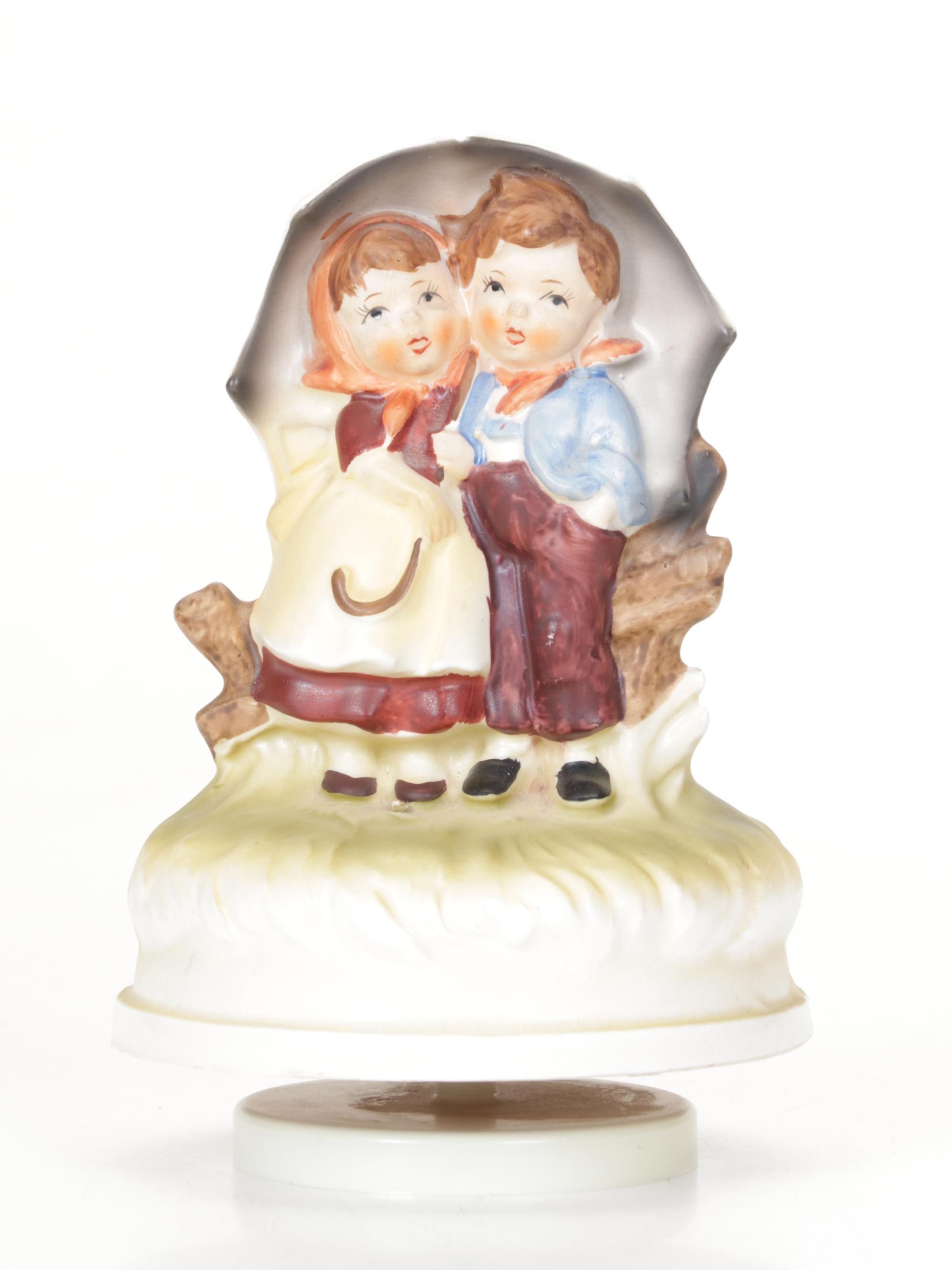 Goebel "The Photographer" & "Super Service" Hummel & Sankyo Musical Figurine