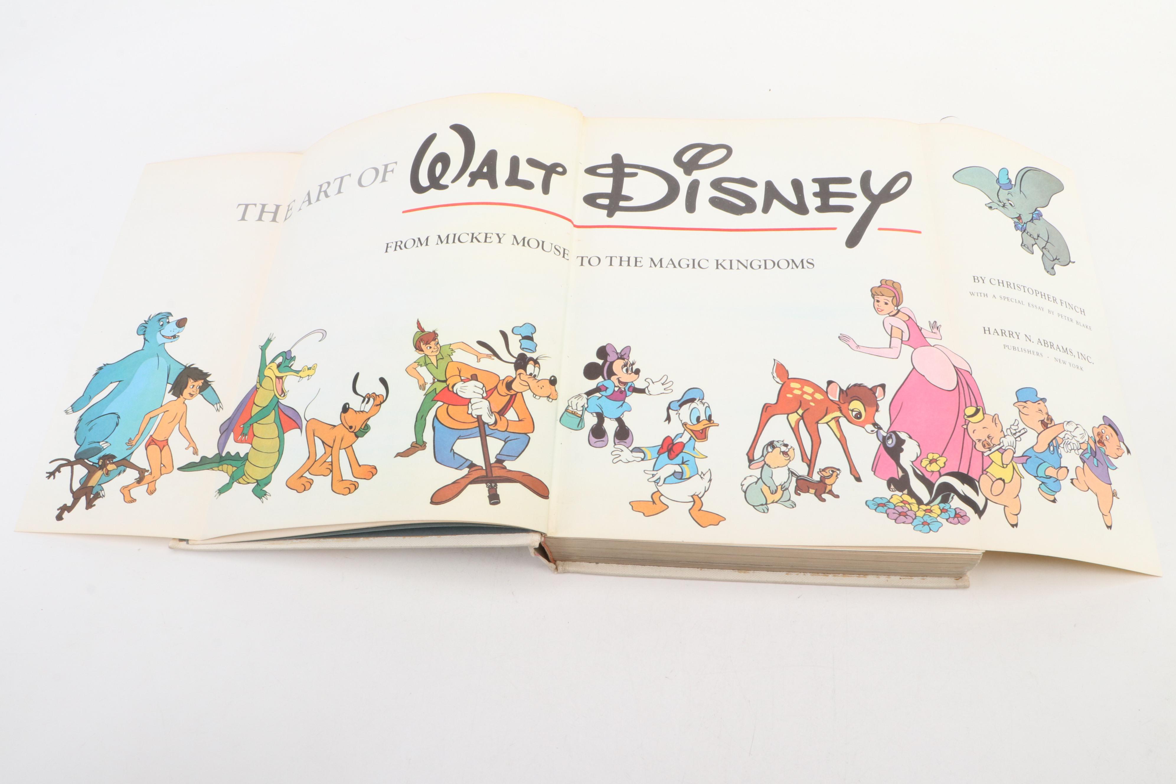 First Edition "The Art of Walt Disney" by Christopher Finch, 1973