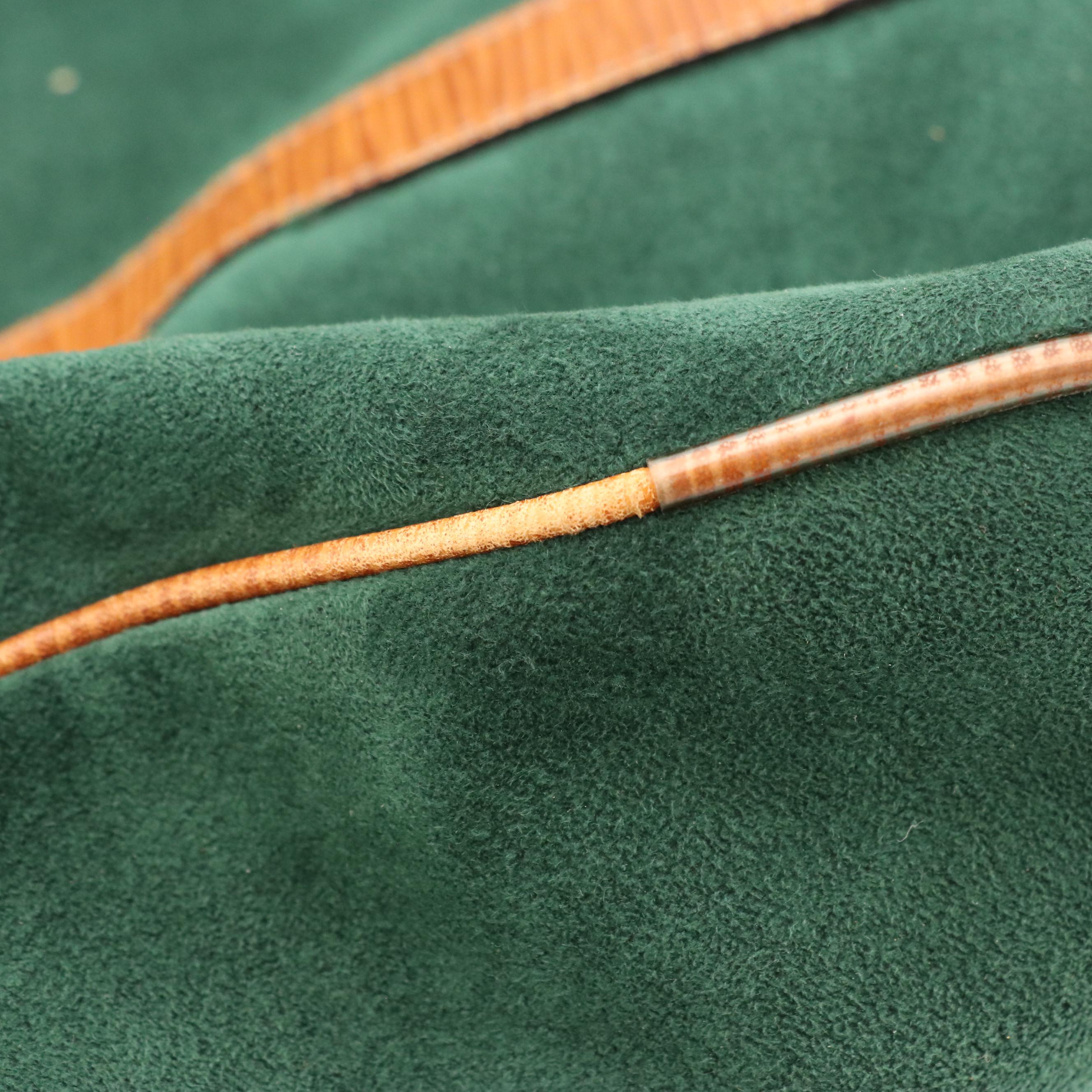 Balenciaga Boston Bag in Green Suede and Textured Brown Leather