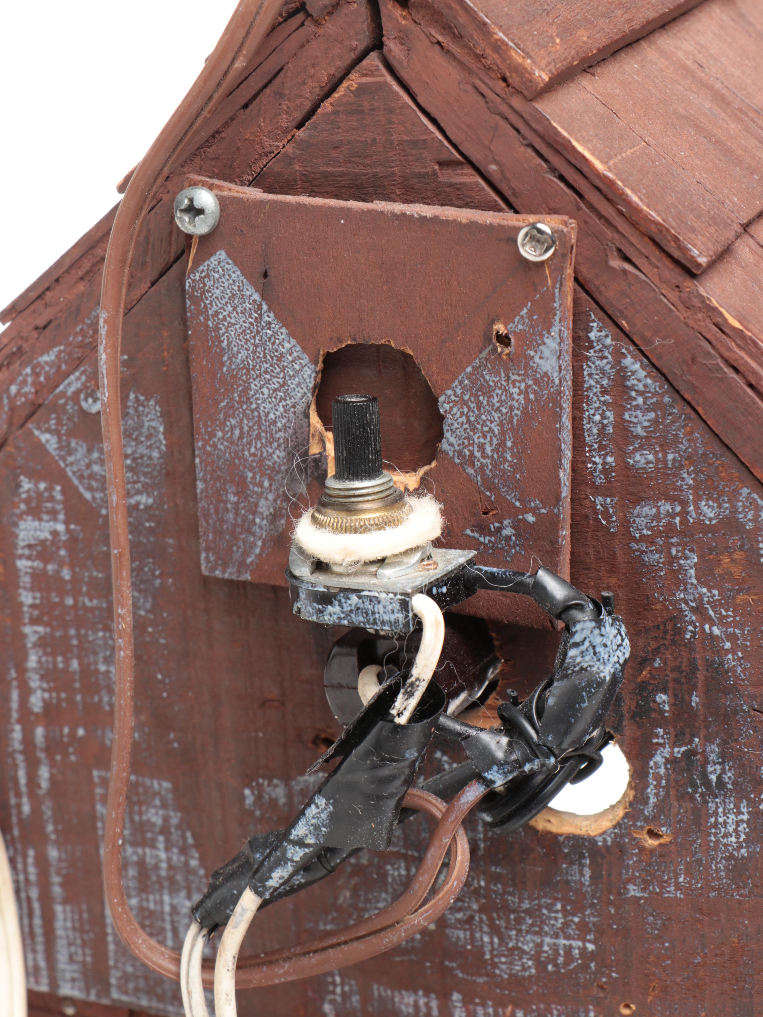 Dürerhaus German Wooden Illuminated Nativity Scene