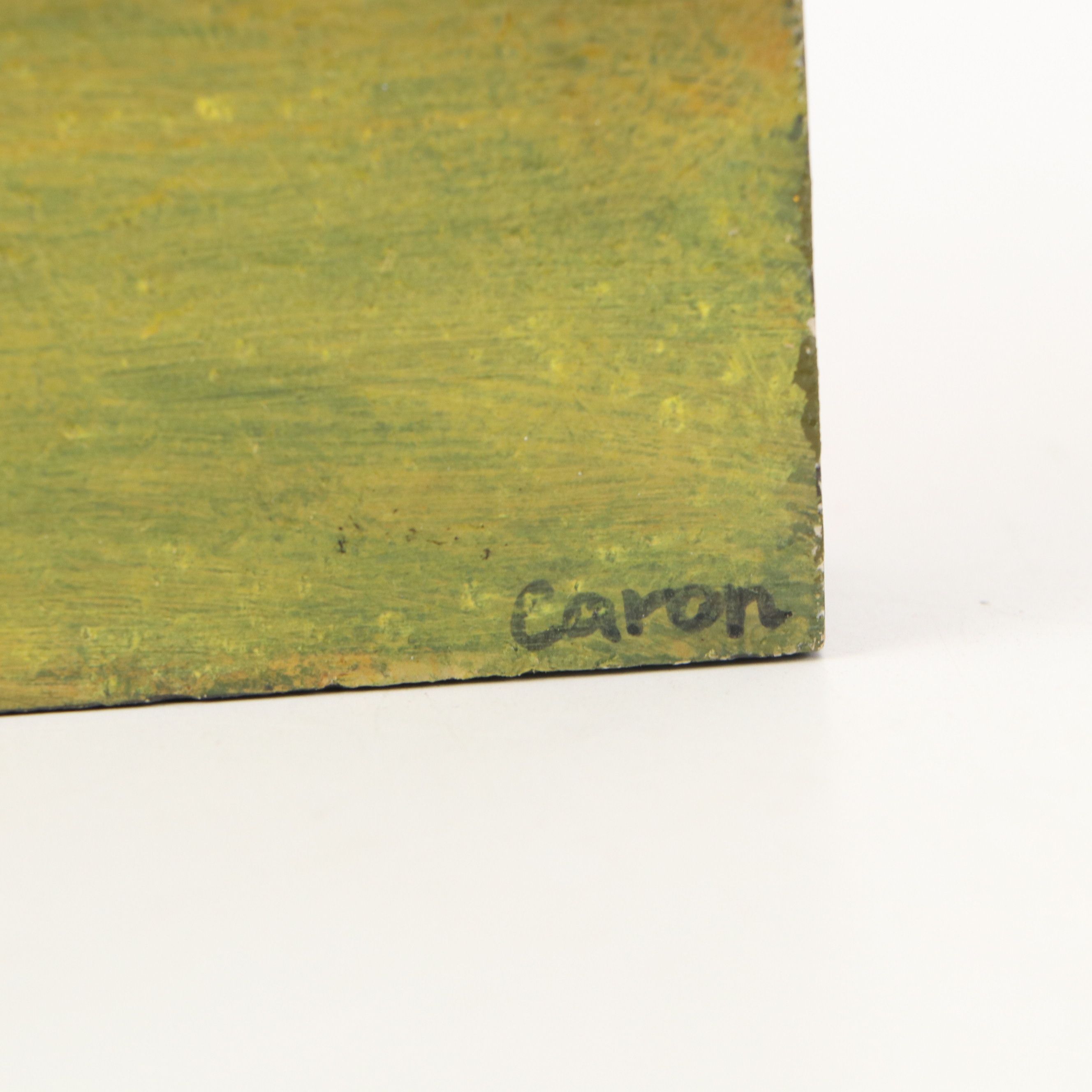 Sidonie Caron Oil Landscape Paintings "Sea, Sky and Sand" and "Pastoral"