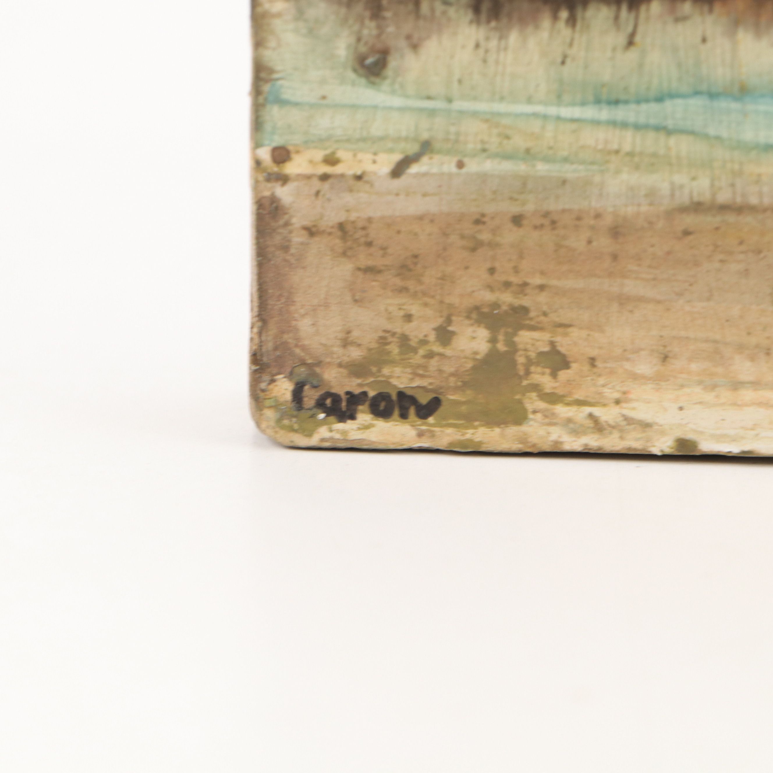 Sidonie Caron Oil Landscape Paintings "Sea, Sky and Sand" and "Pastoral"