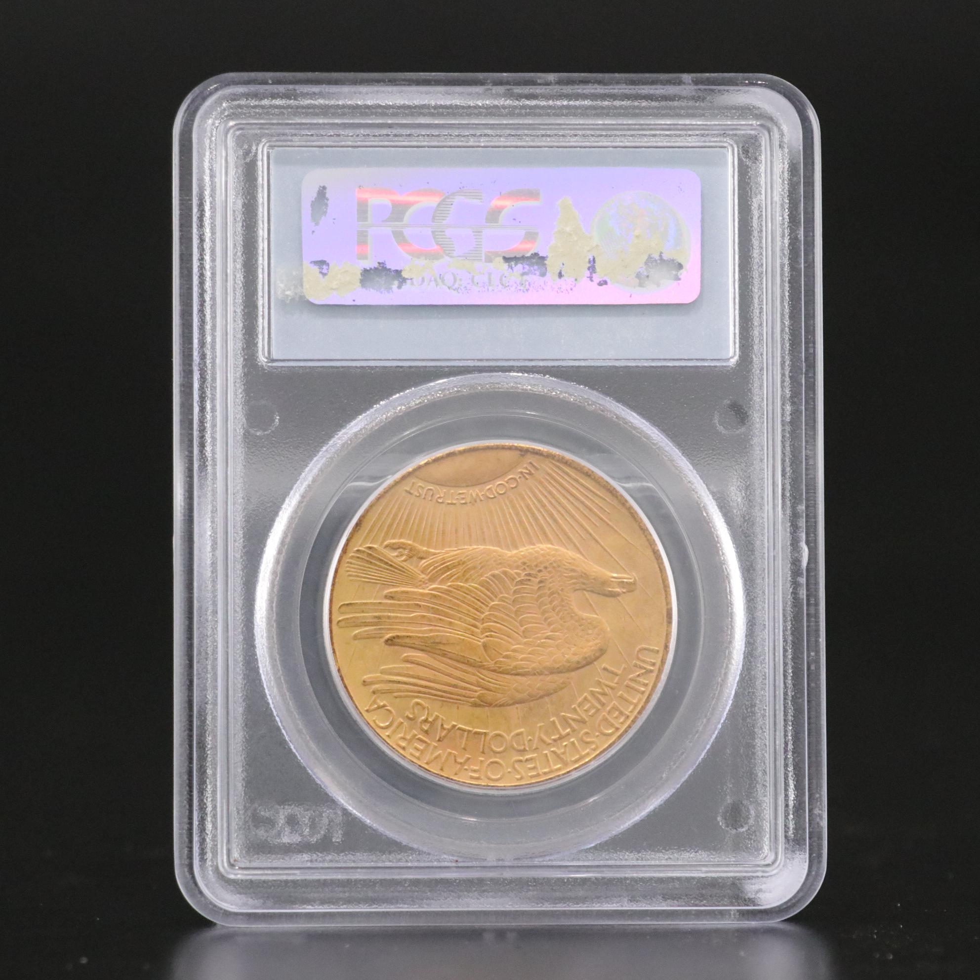PCGS MS64 1924 St. Gaudens U.S. Twenty Dollar Gold Coin