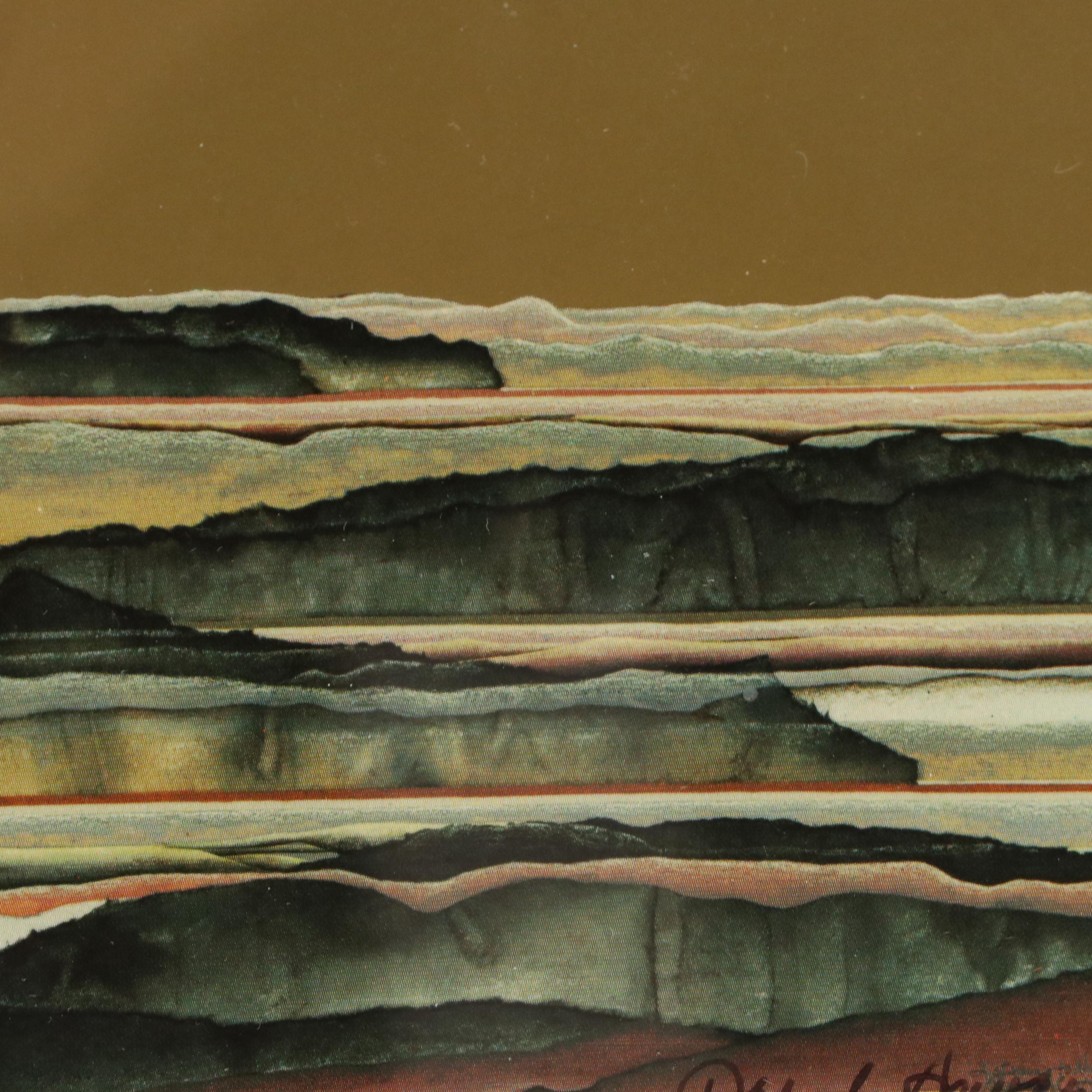 Daryl Howard Seriolithograph "Listening to Night Shadows"