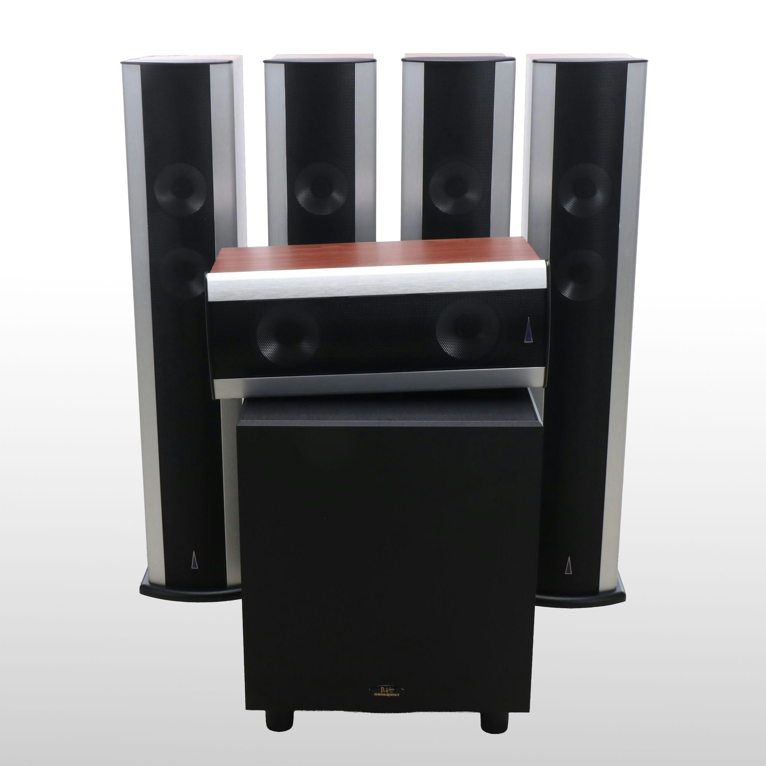 Bohlender-Graebener Radia Series and Dahlquist PDQ-1500 Subwoofer