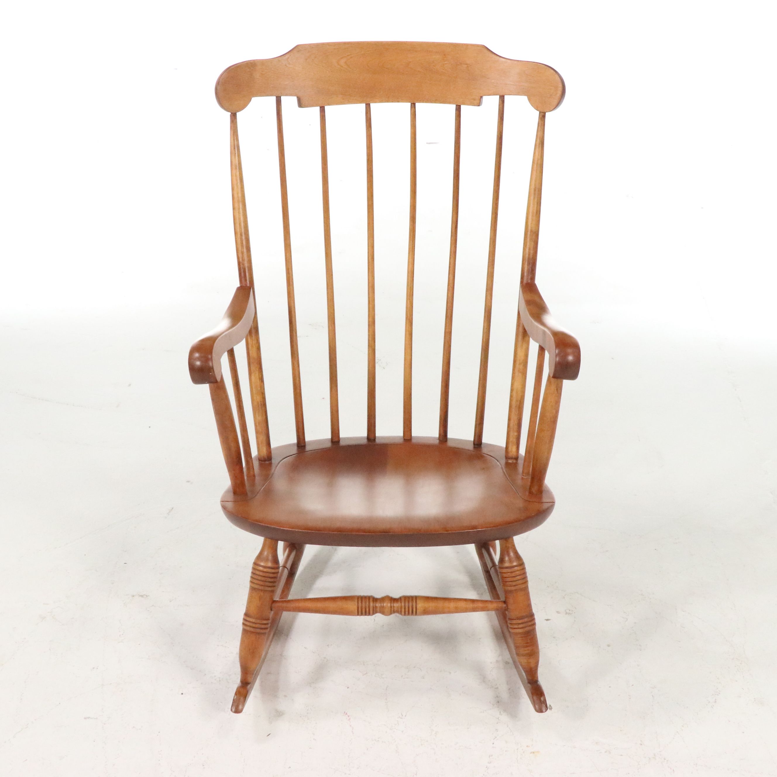 Nichols & Stone Walnut Rocking Chair