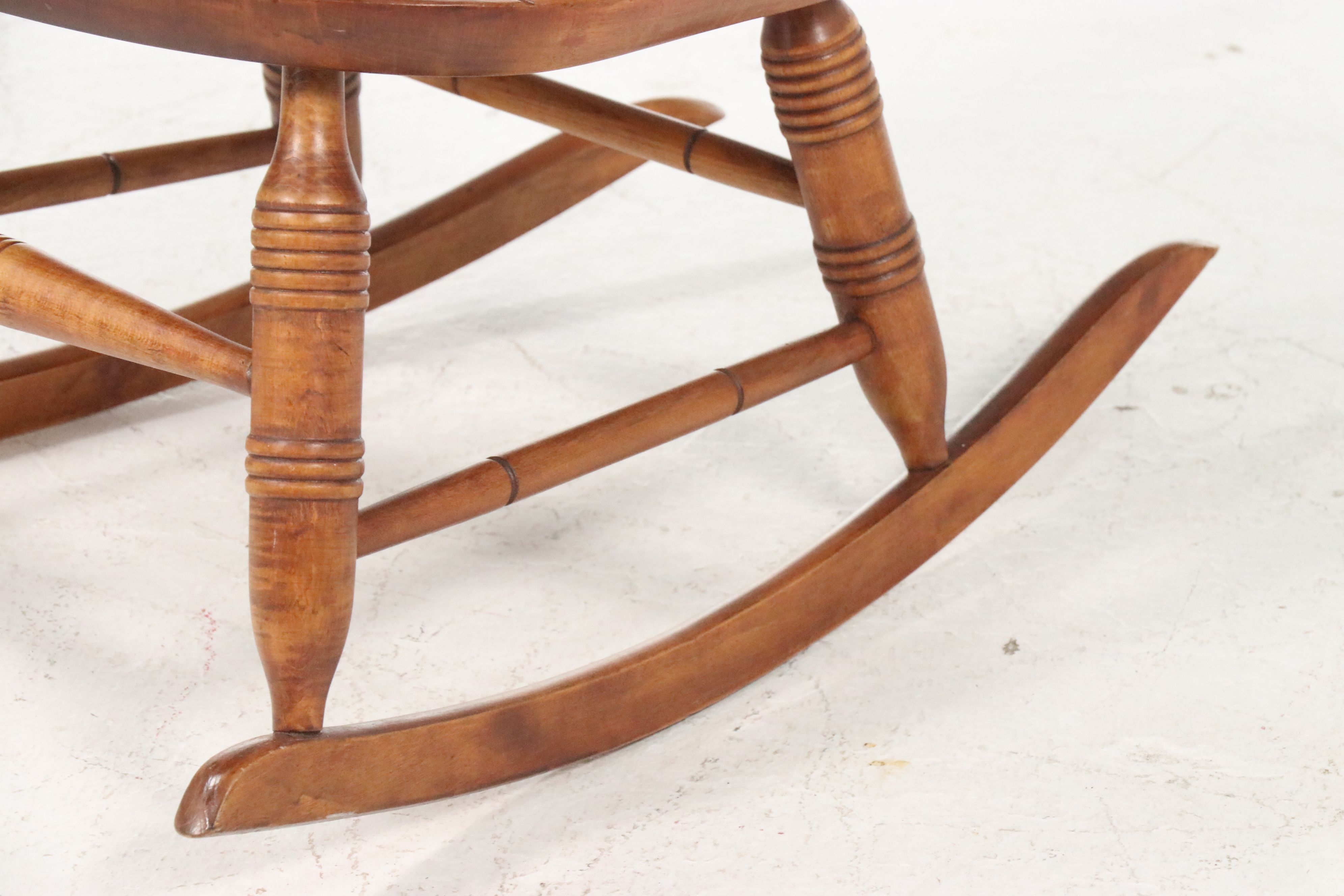 Nichols & Stone Walnut Rocking Chair