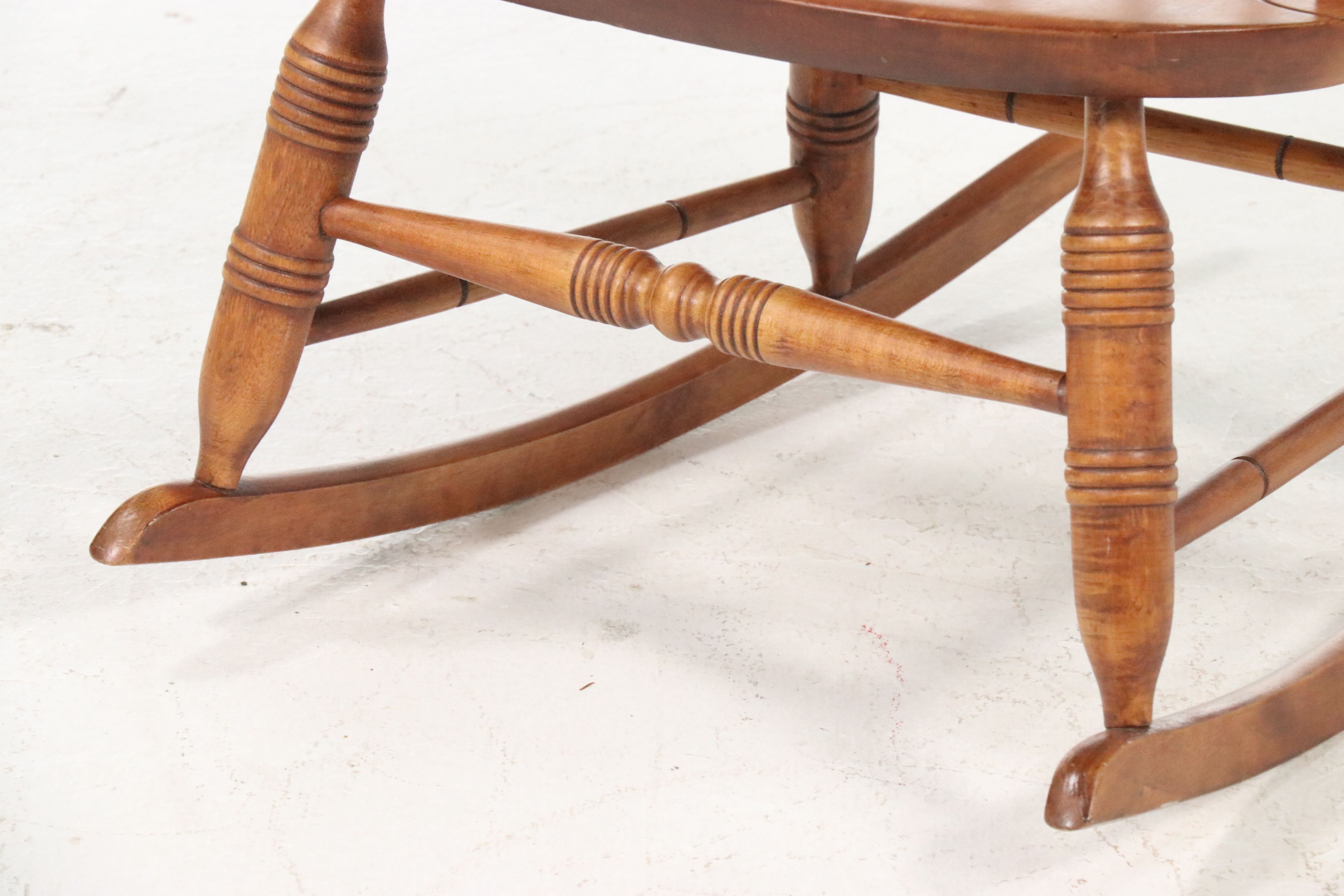 Nichols & Stone Walnut Rocking Chair