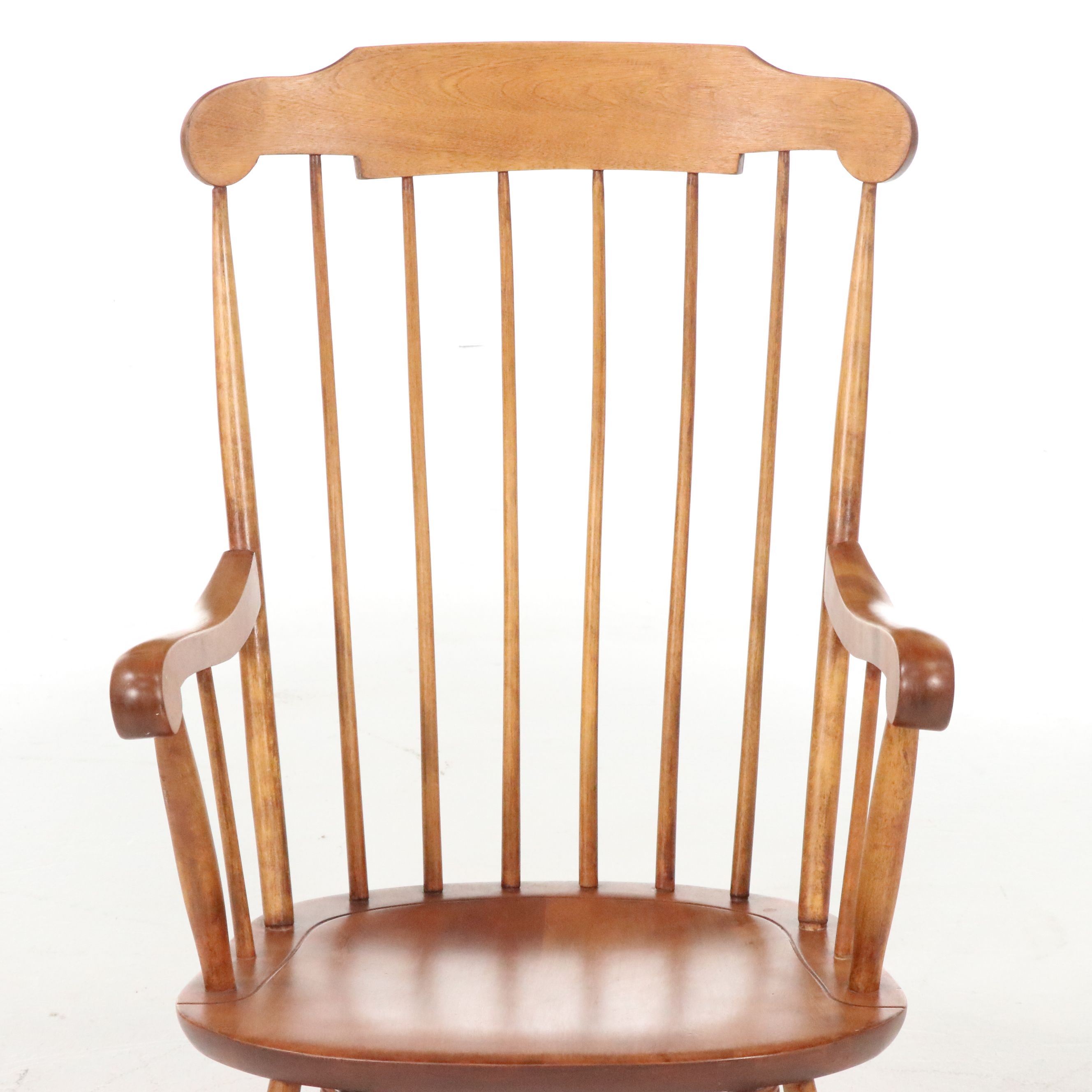 Nichols & Stone Walnut Rocking Chair