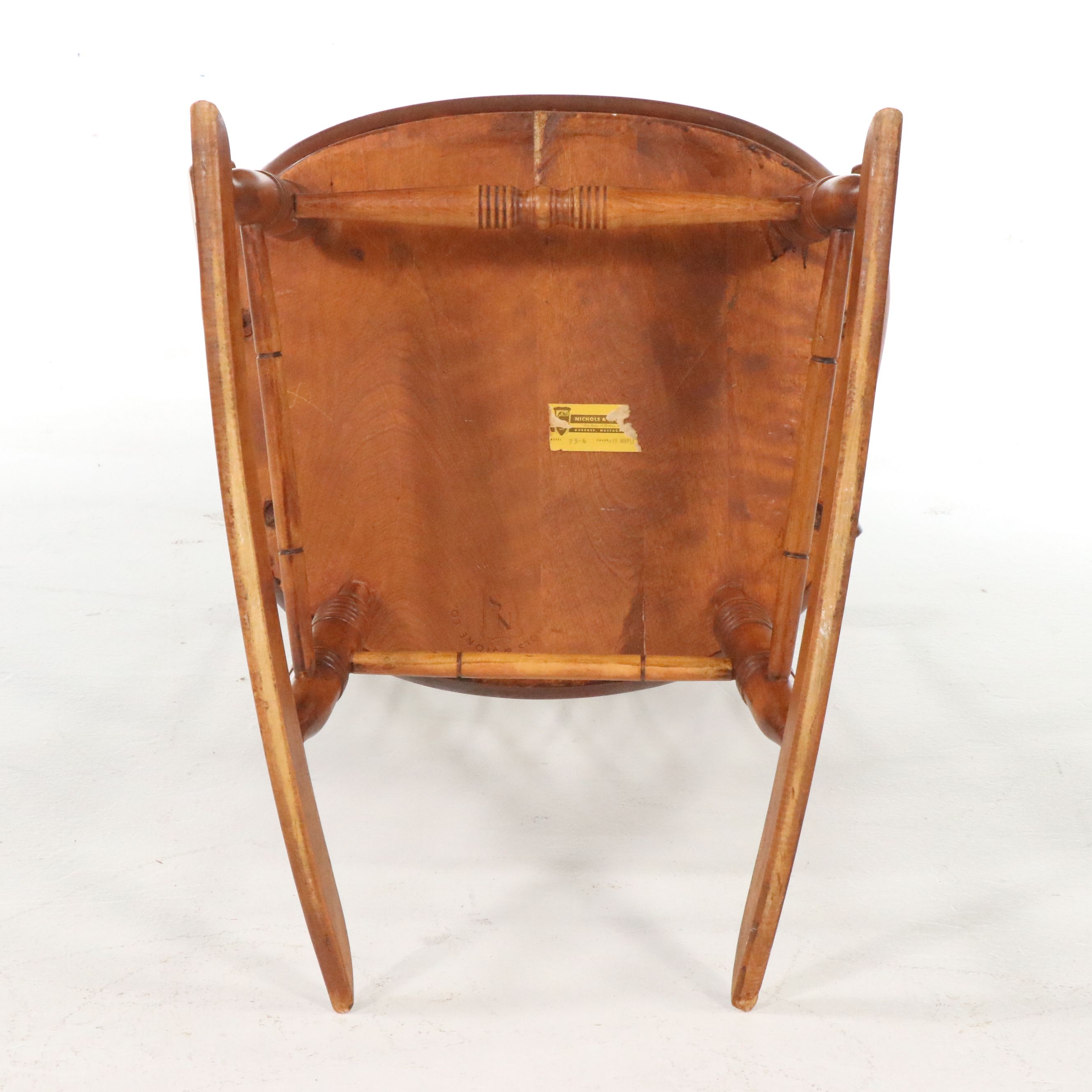 Nichols & Stone Walnut Rocking Chair