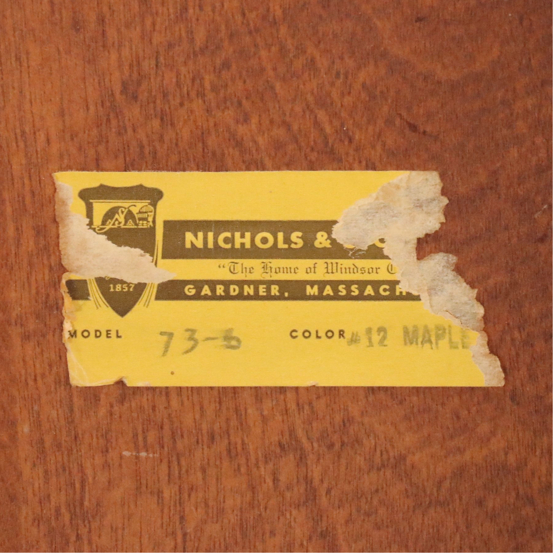 Nichols & Stone Walnut Rocking Chair