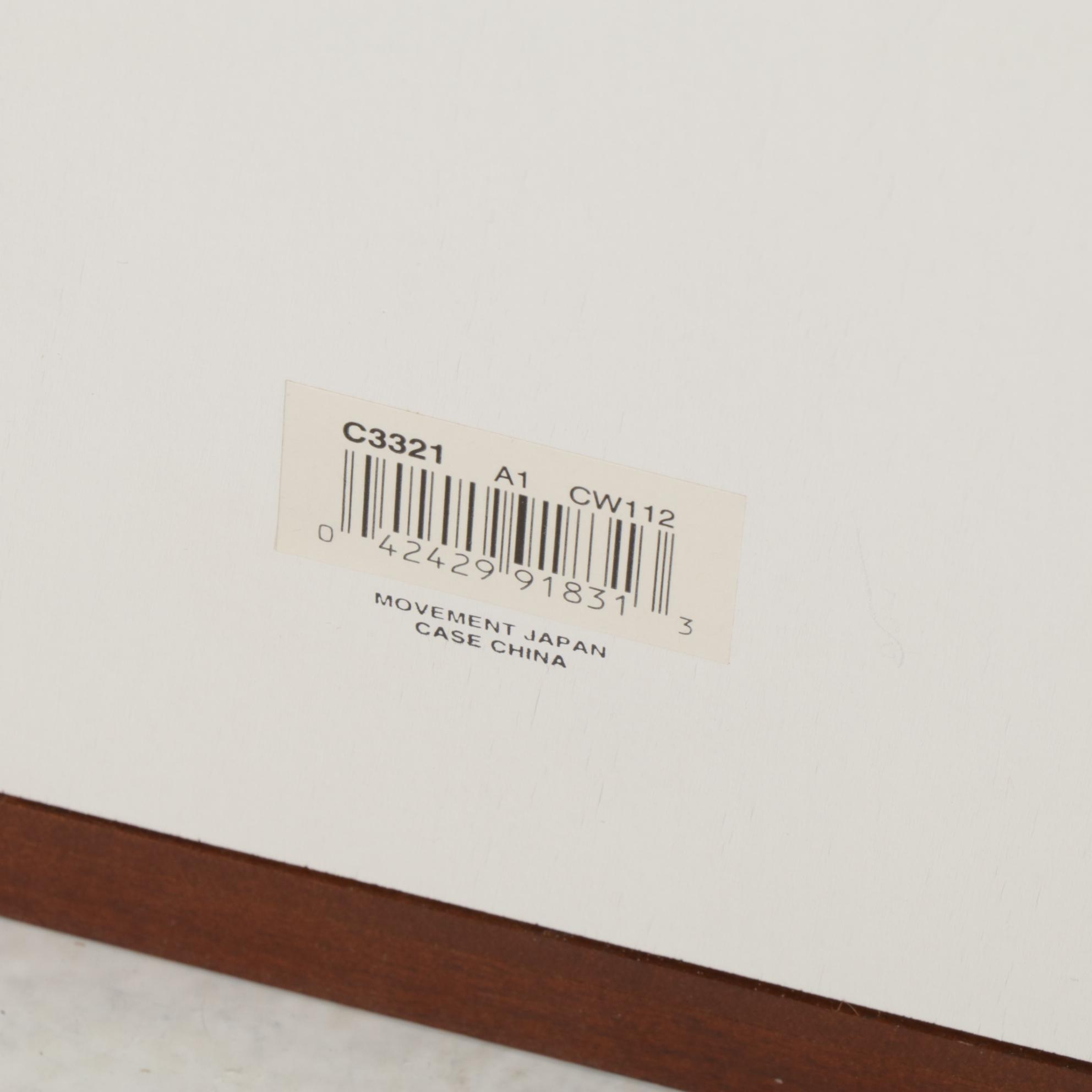 Bulova Frank Lloyd Wright "Coonley House" Wall Clock