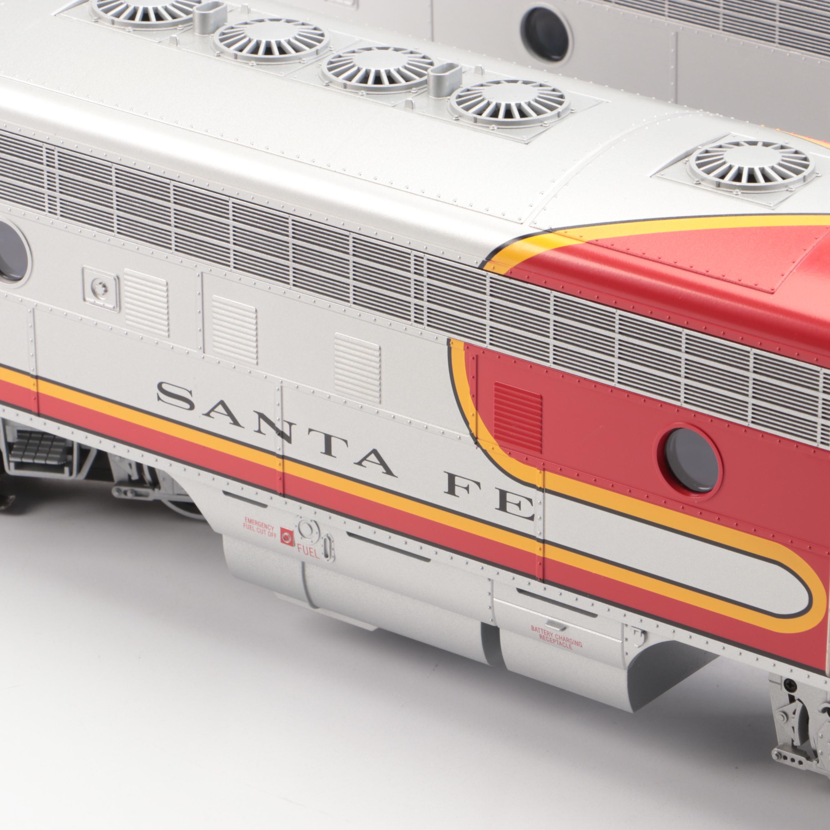 LGB Santa Fe F7B and Santa Fe F7-A G Scale Locomotives