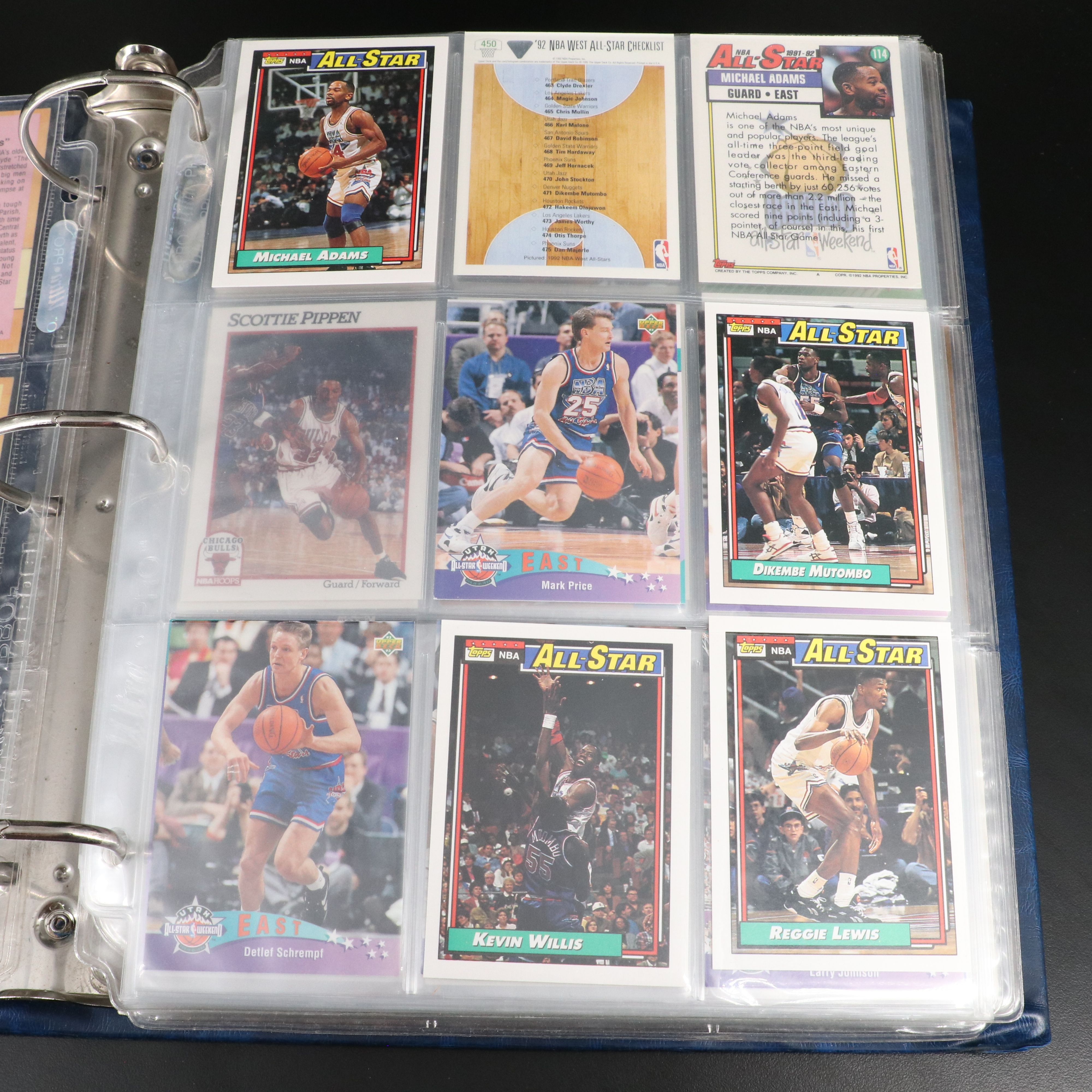 1980's Basketball Cards Featuring Michael Jordan, Scottie Pippen, and More