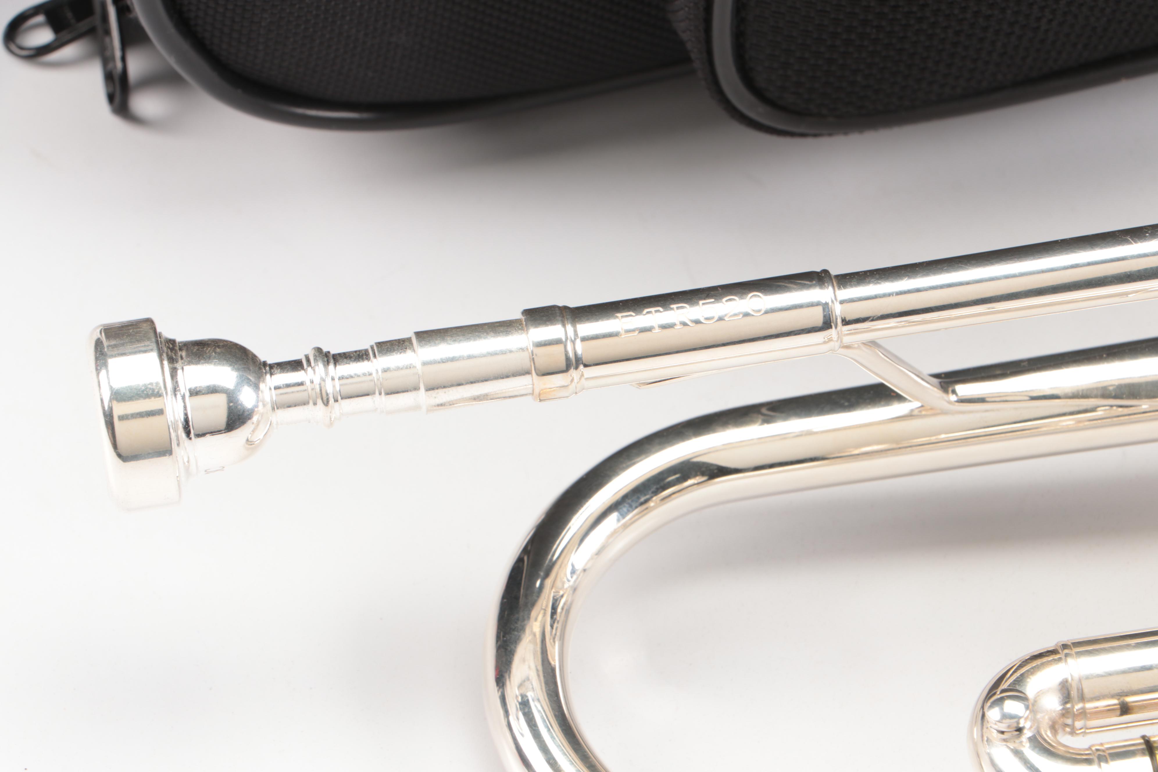 Andreas Eastman Trumpet with Nylon Travel Case and Sshhmute Practice Mute