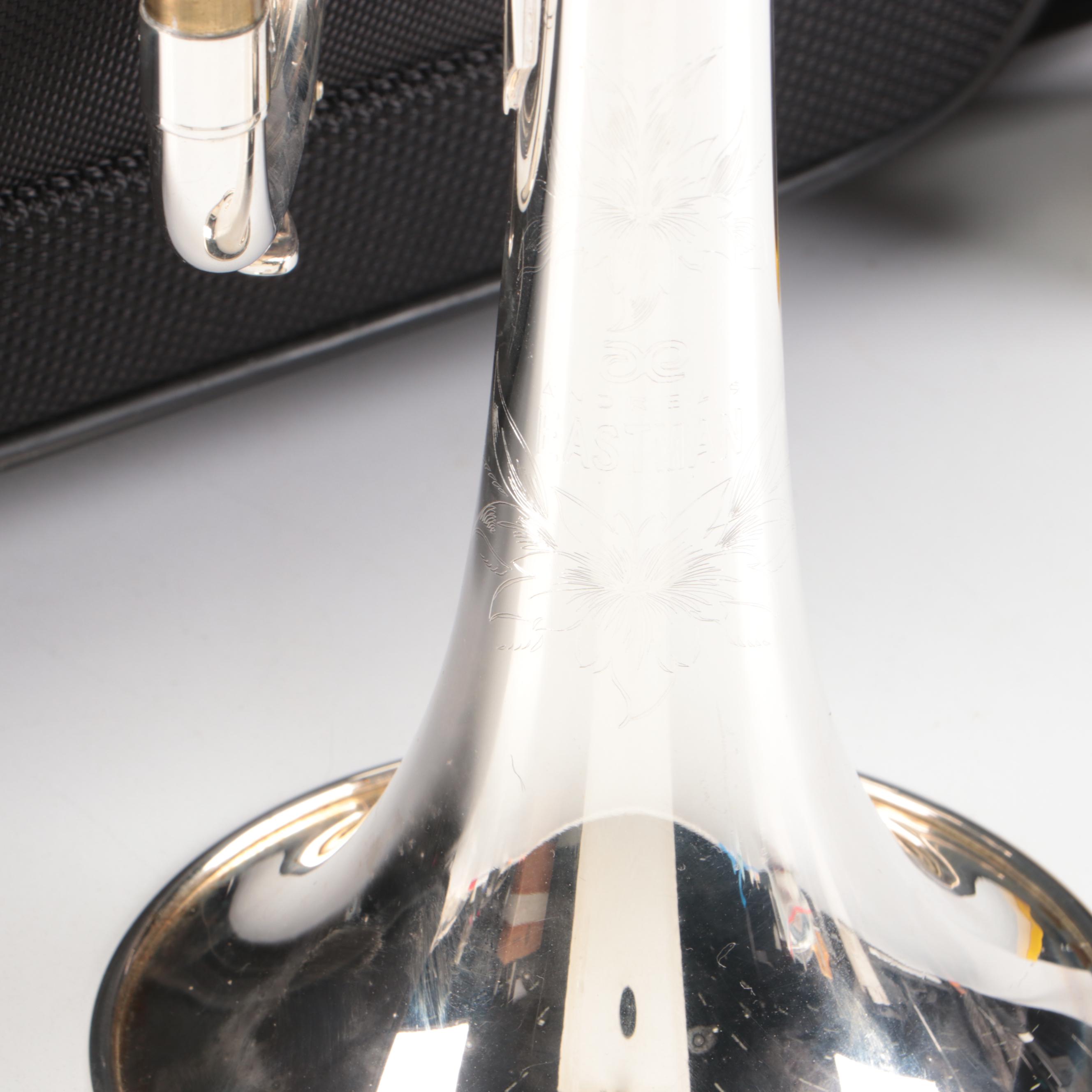 Andreas Eastman Trumpet with Nylon Travel Case and Sshhmute Practice Mute