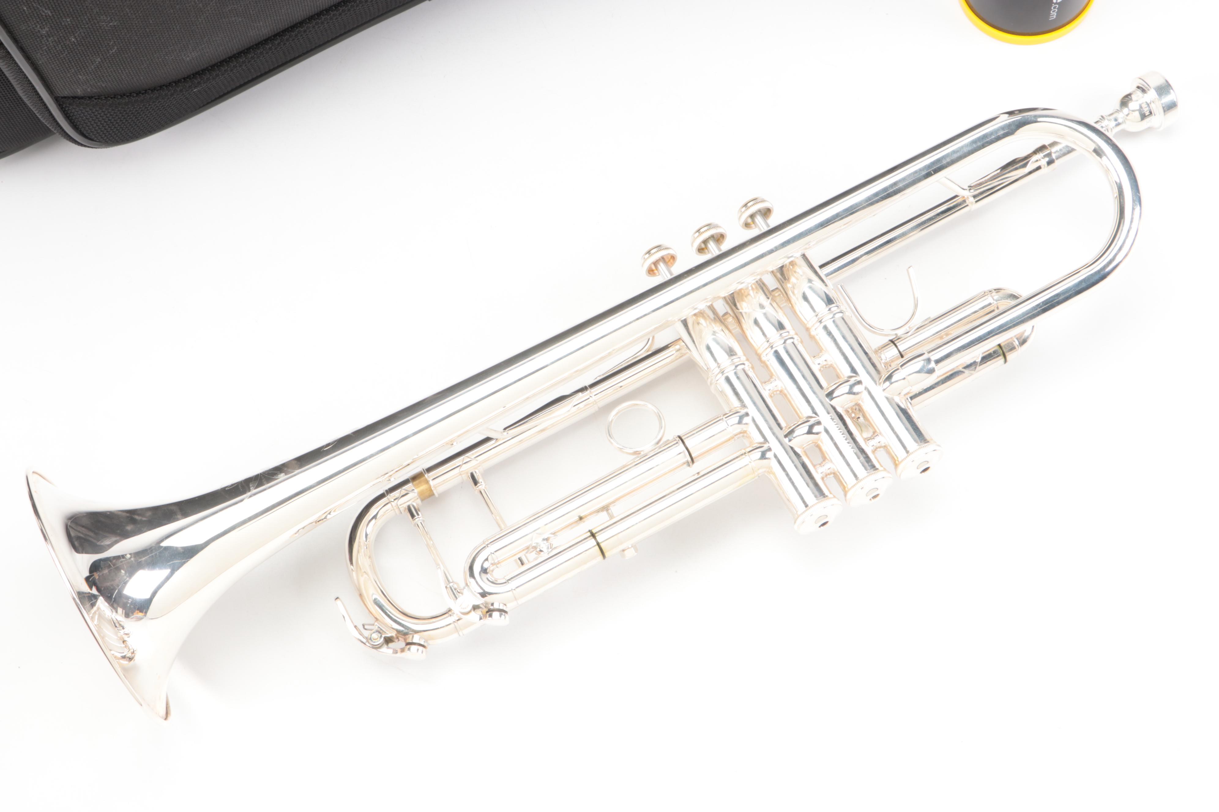 Andreas Eastman Trumpet with Nylon Travel Case and Sshhmute Practice Mute