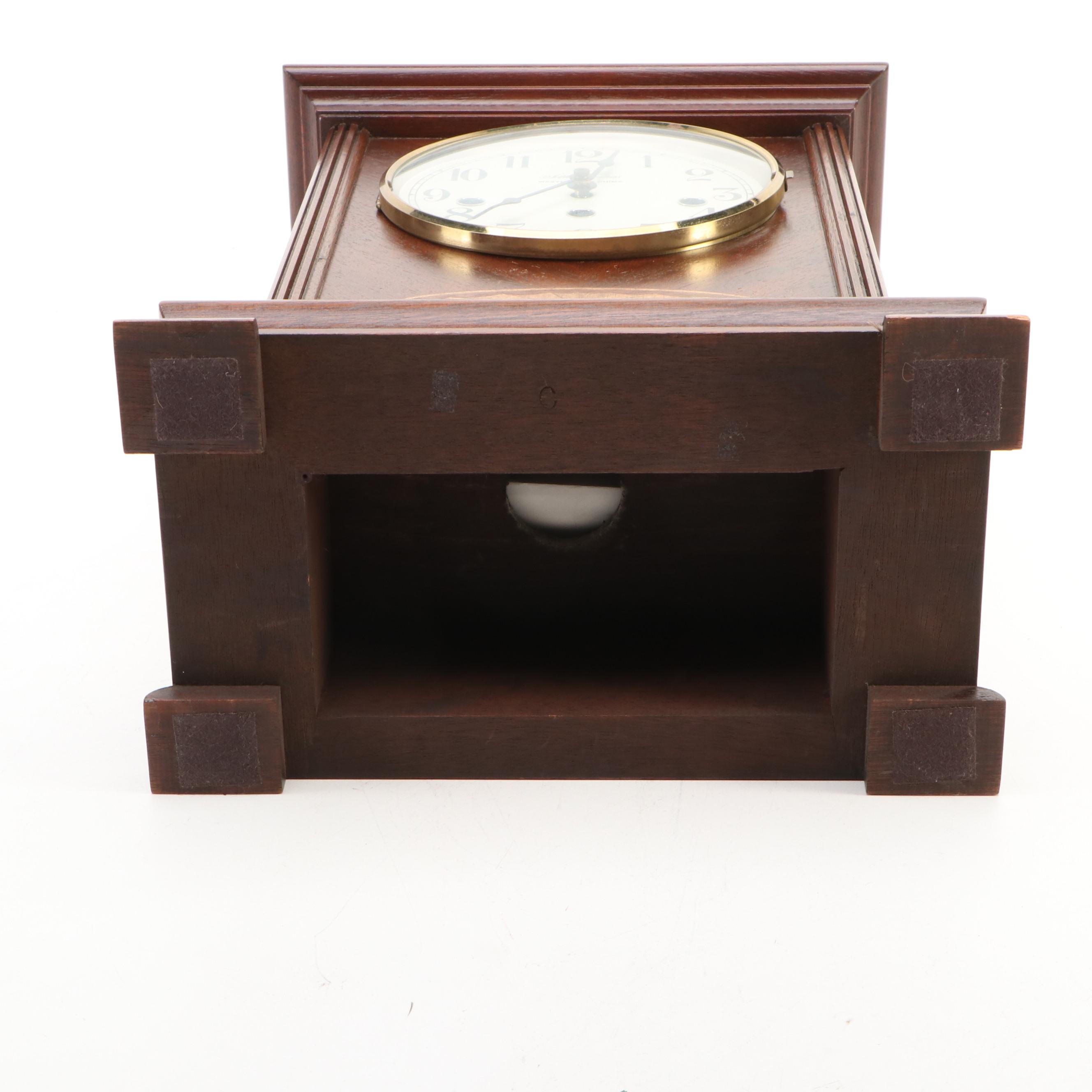 Seth Thomas Westminster Chime Inlaid Mantle Clock