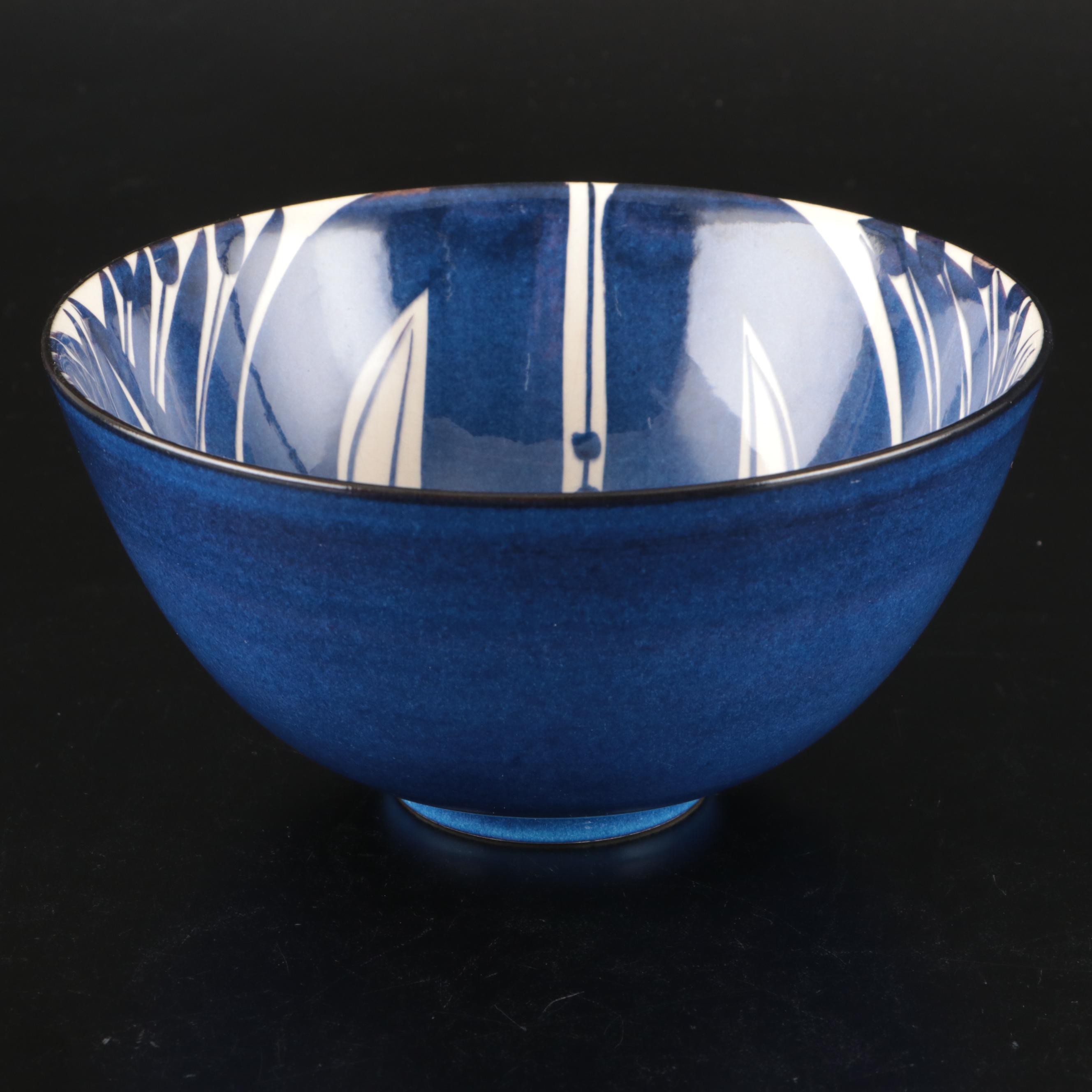 Waterford Crystal Fish Paperweight, Danish Modern Royal Copenhagen Cobalt Bowl