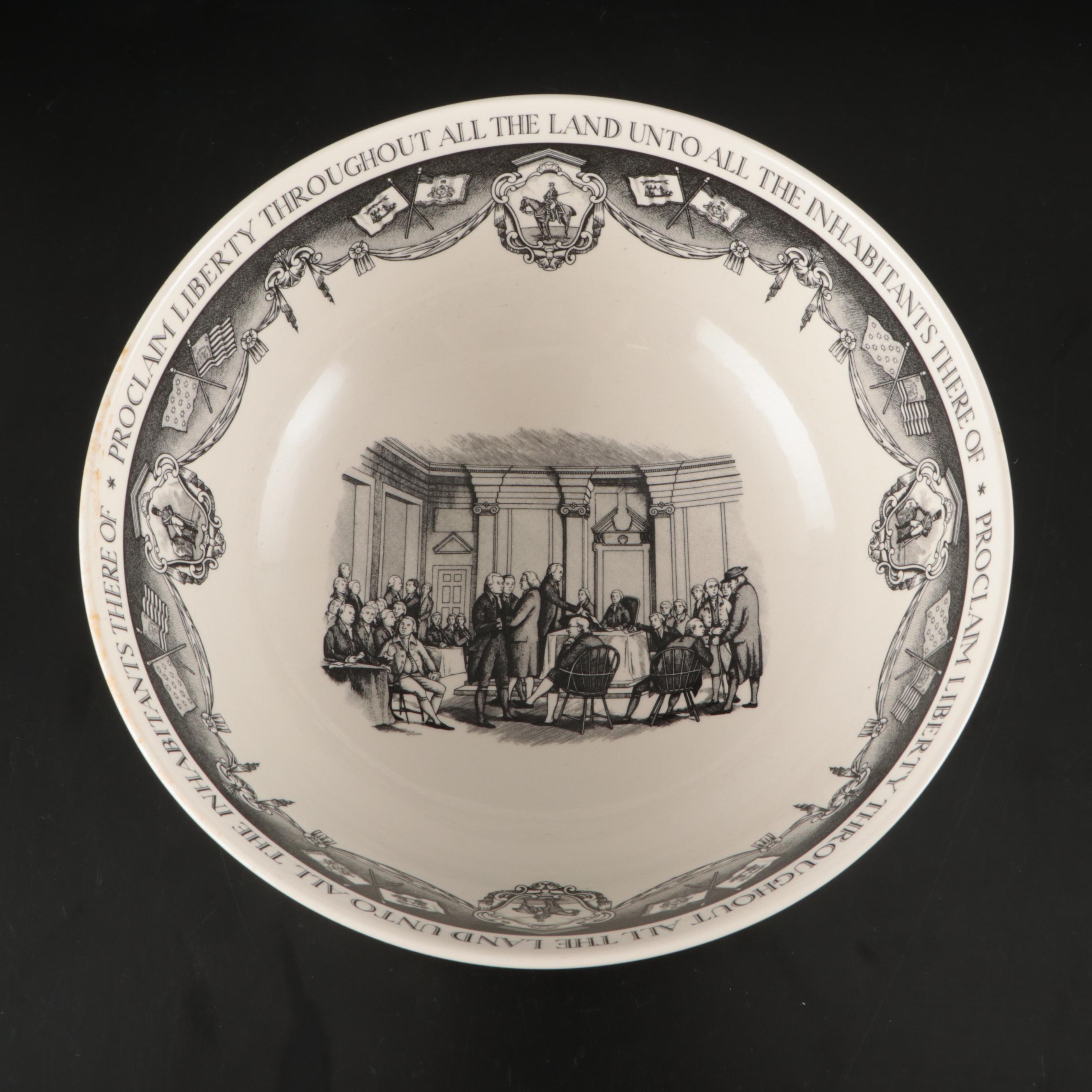 Wedgwood for Bailey, Banks & Biddle "The Philadelphia Bowl"