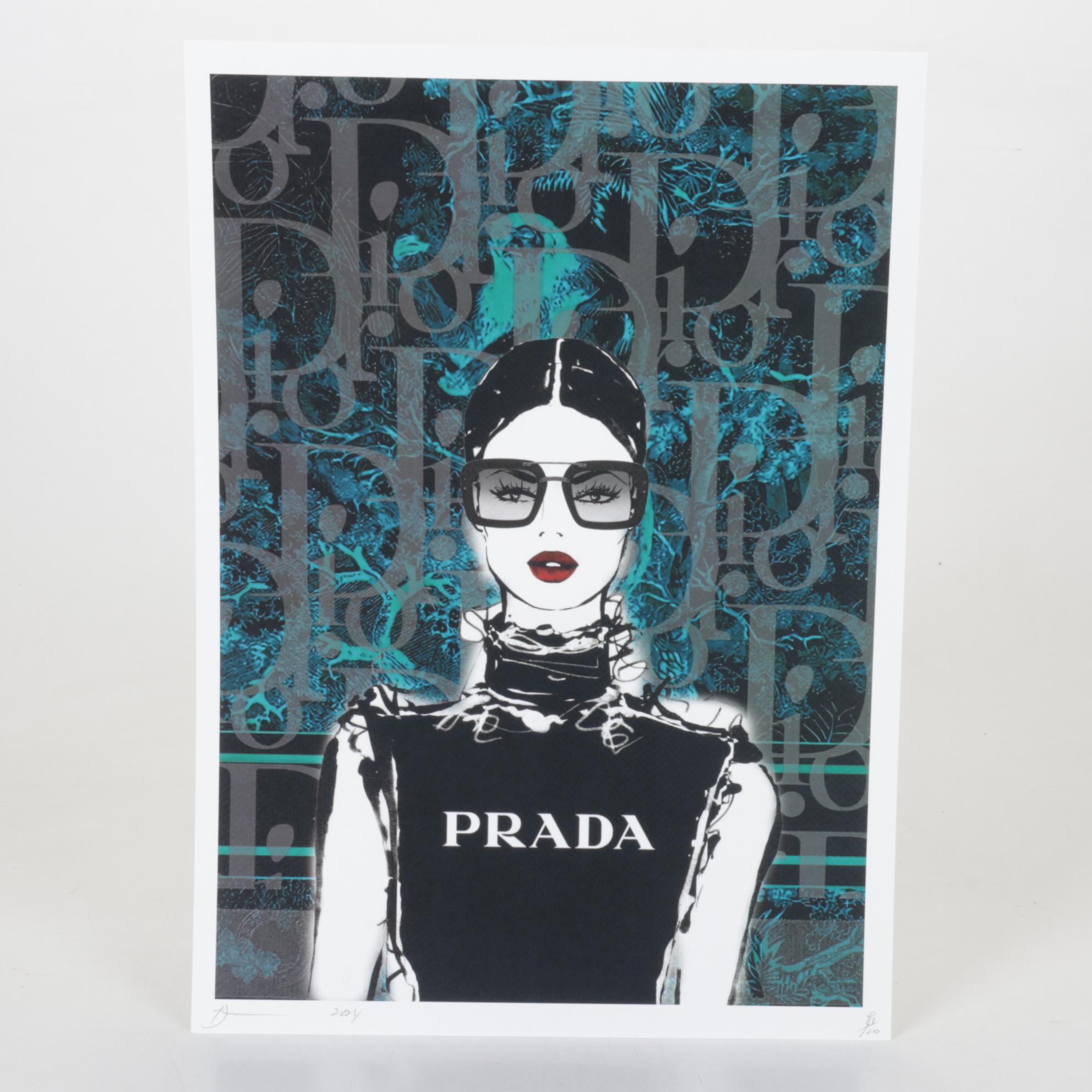 Death NYC Pop Art Homage to Dior and Prada, 2024