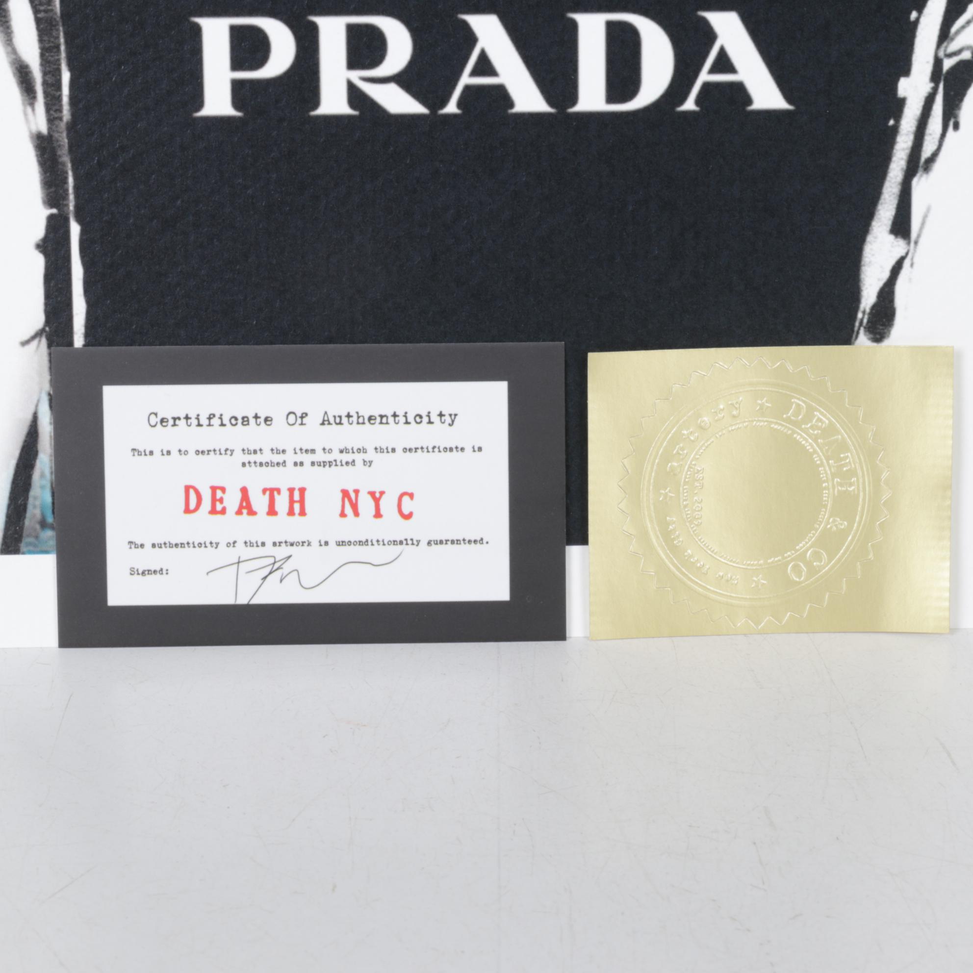 Death NYC Pop Art Homage to Dior and Prada, 2024