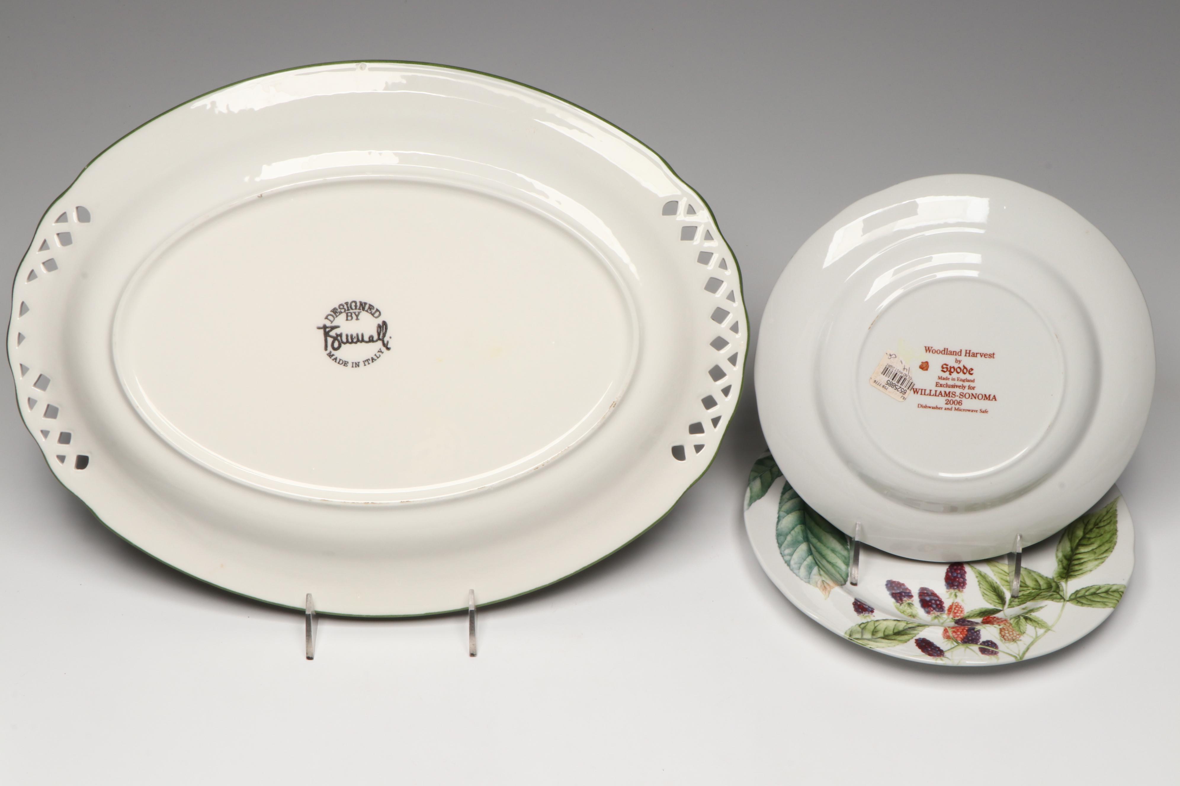 Spode "Chinese Rose," Royal Worcester "Herbs," and More Porcelain Tableware