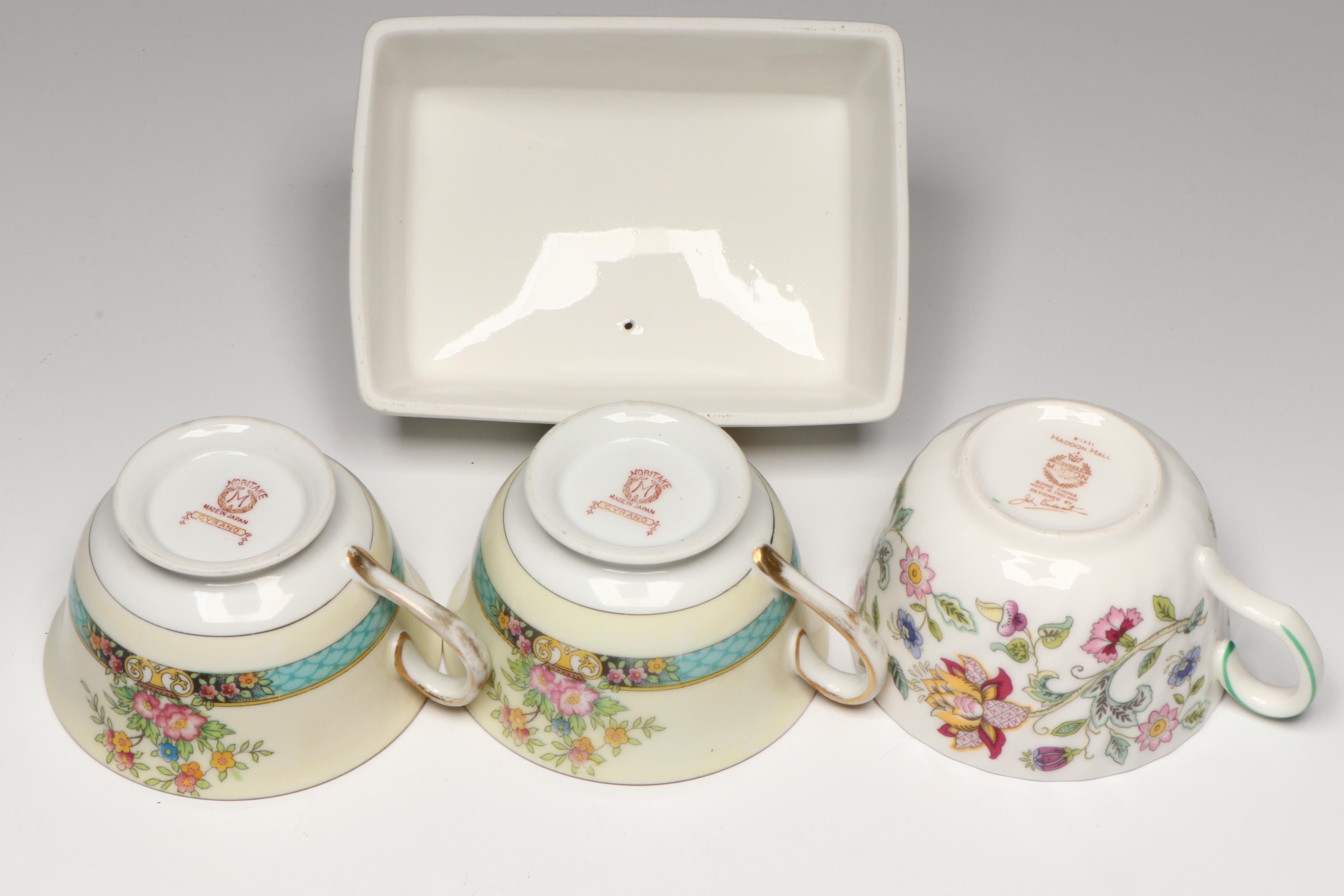 Spode "Chinese Rose," Royal Worcester "Herbs," and More Porcelain Tableware