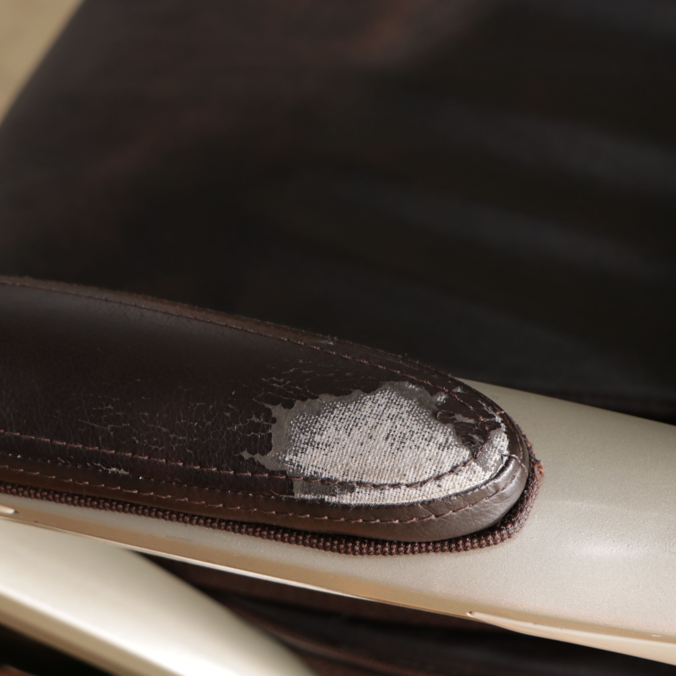 Serta Faux Leather and Fabric Upholstered Office Chair