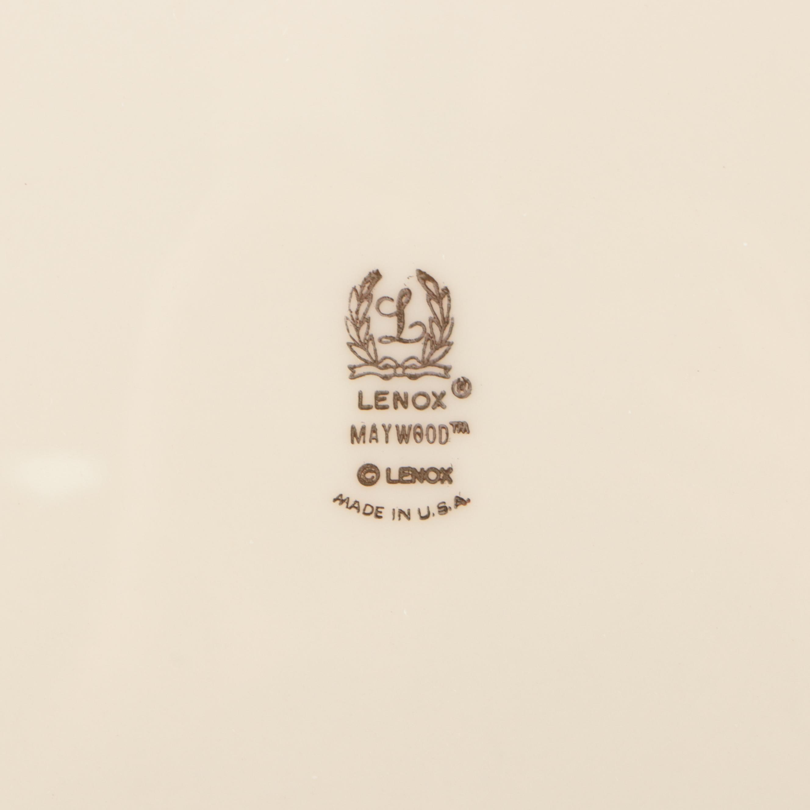 Lenox "Maywood" Porcelain Dinnerware, 1982-2009