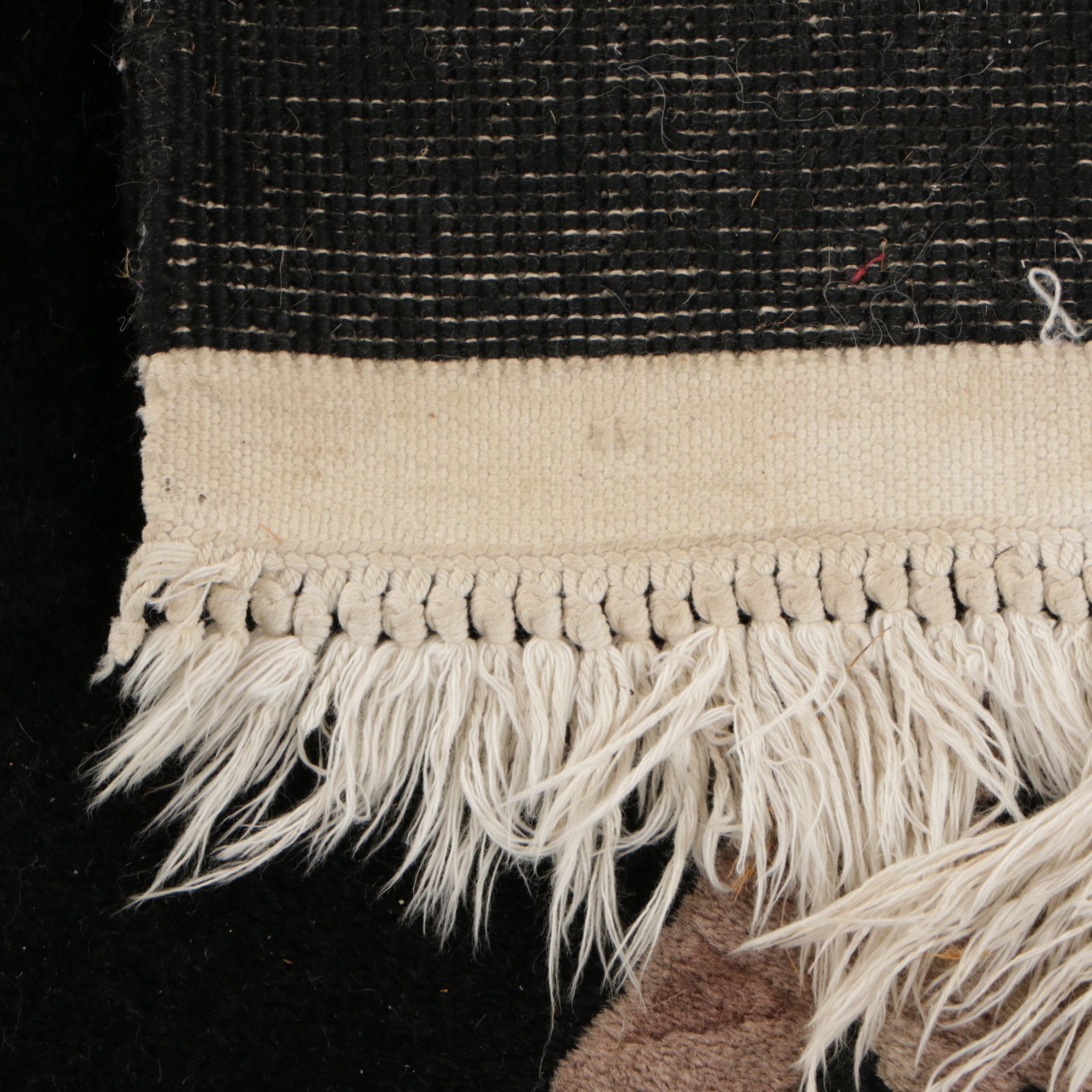 5'6 x 8'10 Hand-Knotted Chinese Art Deco Style Area Rug