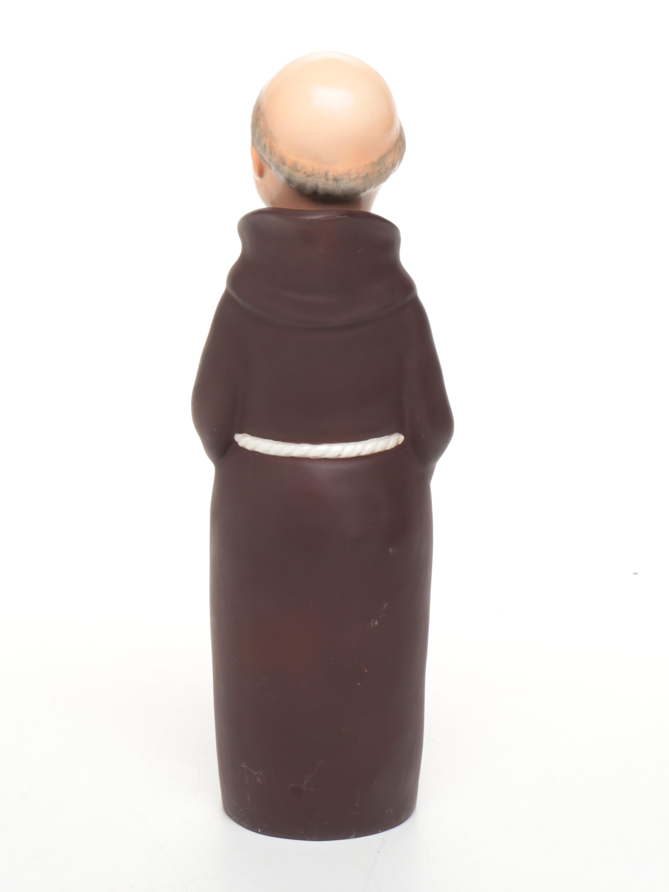 Goebel "Friar Tuck" Porcelain Bank, Jug, Bottle, and Toby Jug Creamer