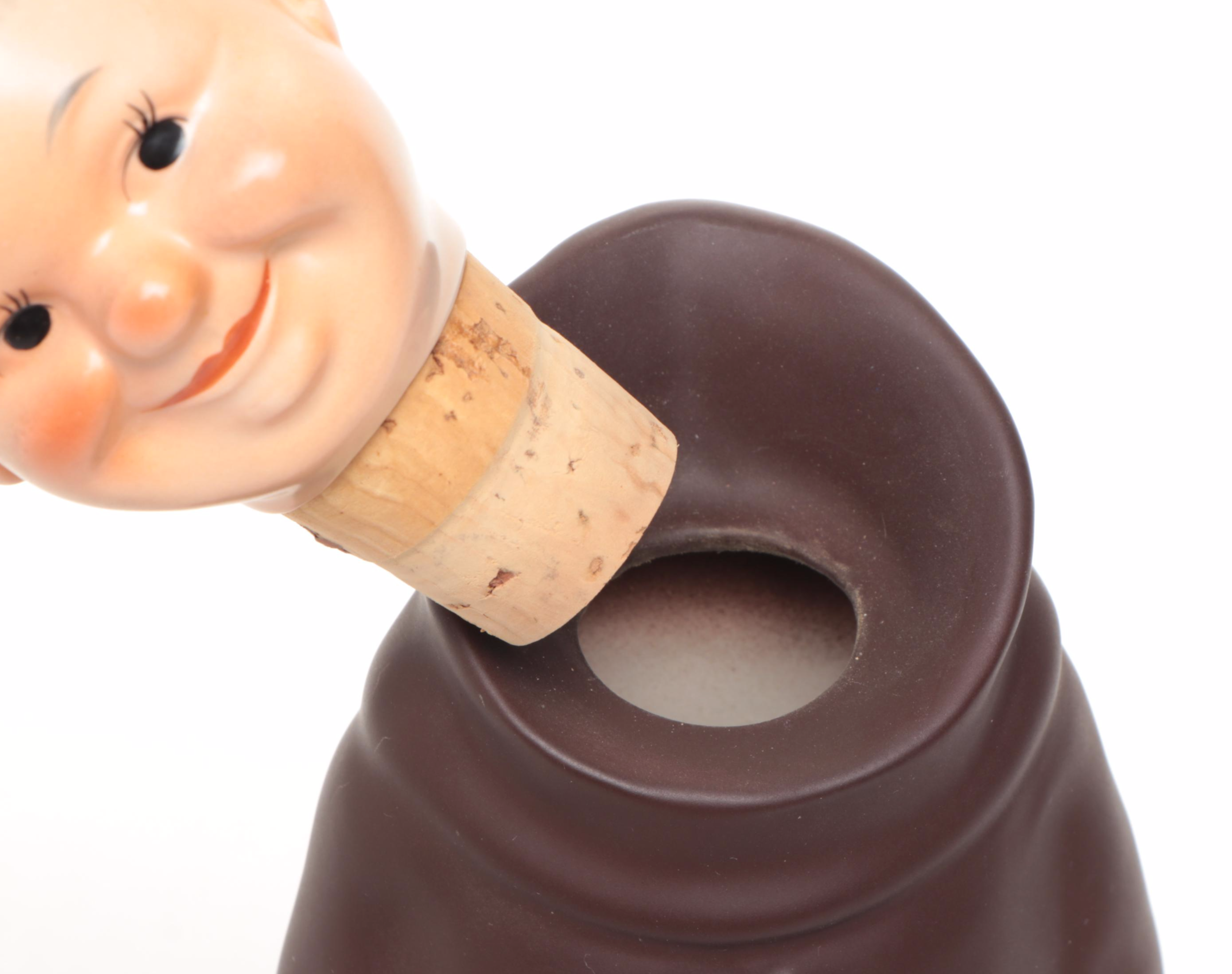 Goebel "Friar Tuck" Porcelain Bank, Jug, Bottle, and Toby Jug Creamer