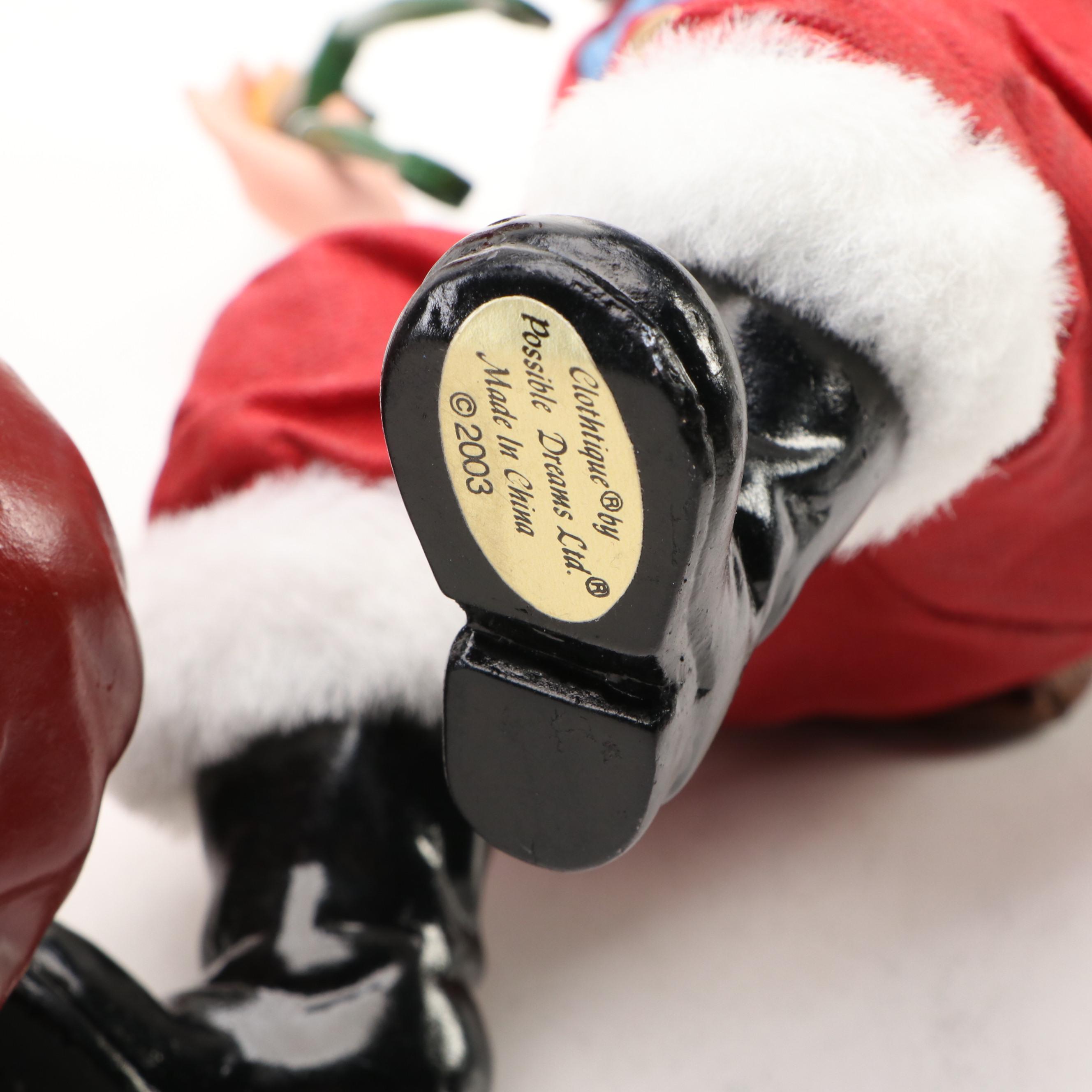 Clothtique Santa Claus Figures with Accessories
