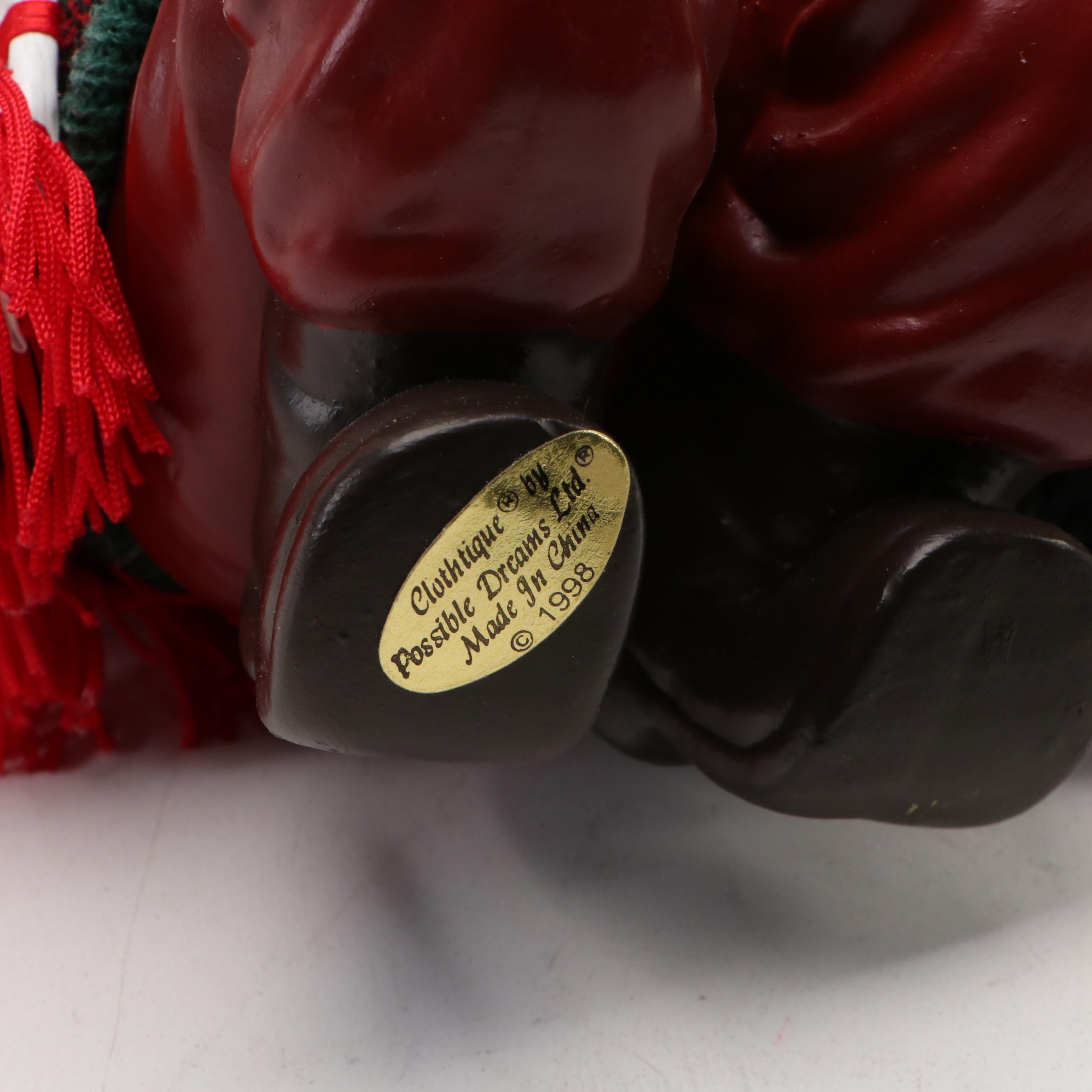 Clothtique Santa Claus Figures with Accessories