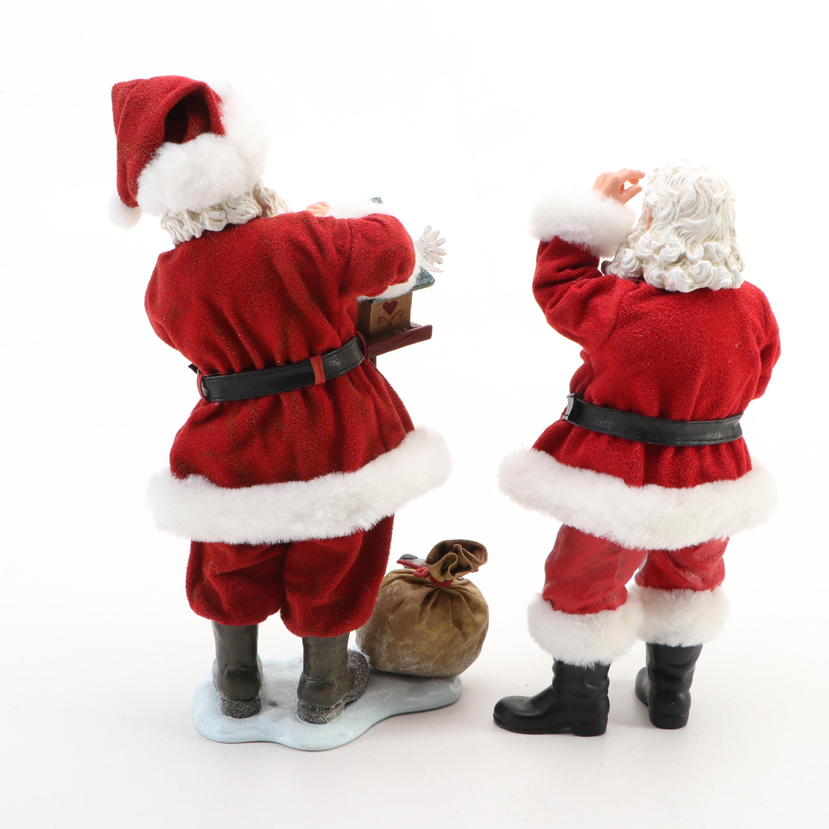 Clothtique Santa Claus Figures with Accessories
