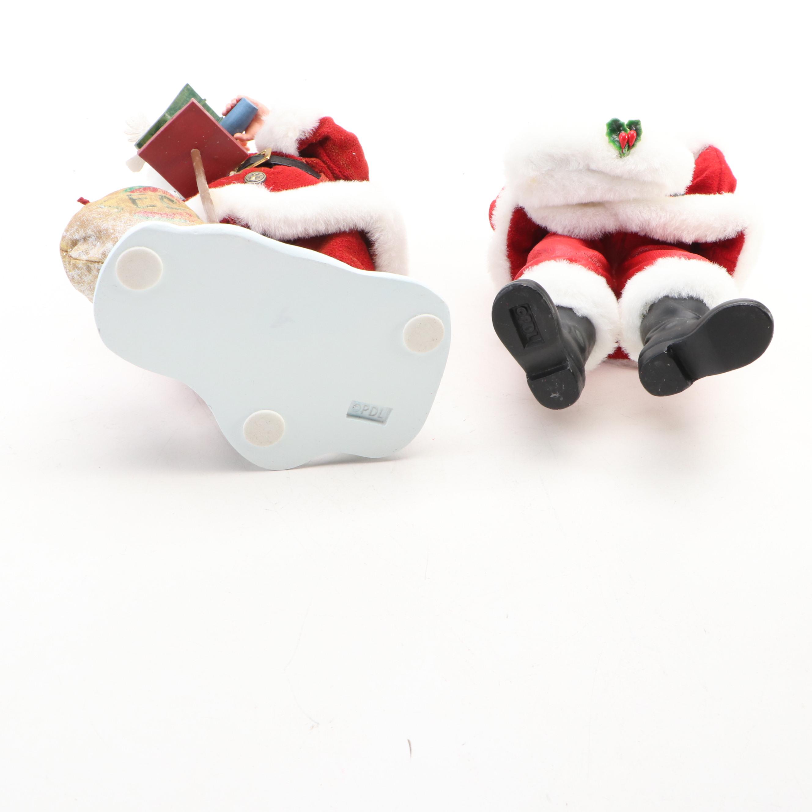 Clothtique Santa Claus Figures with Accessories