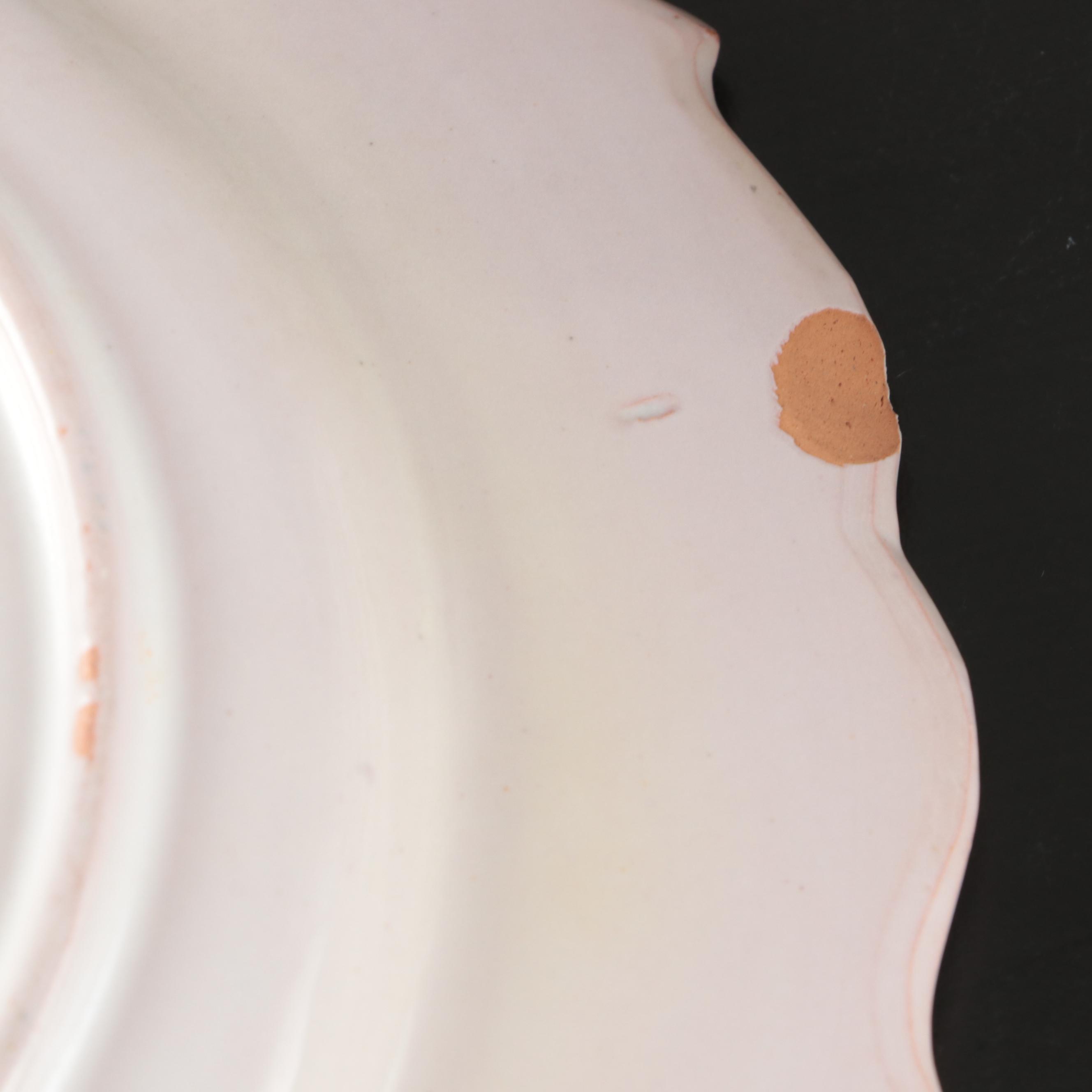 Hand-Painted Italian Majolica Ceramic Dessert Plates