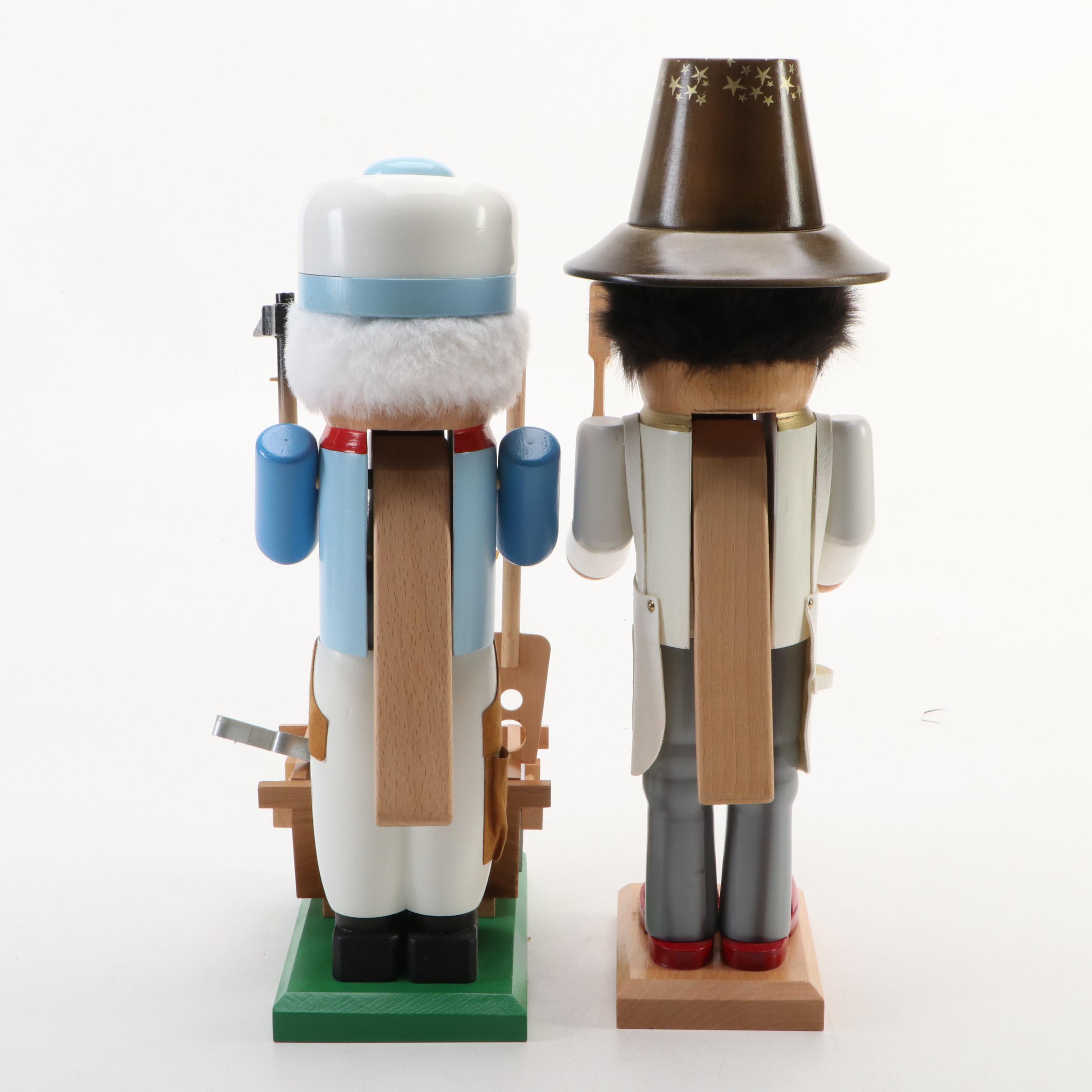 Steinbach Original Dentist and Stonemason Nutcrackers with Accessories