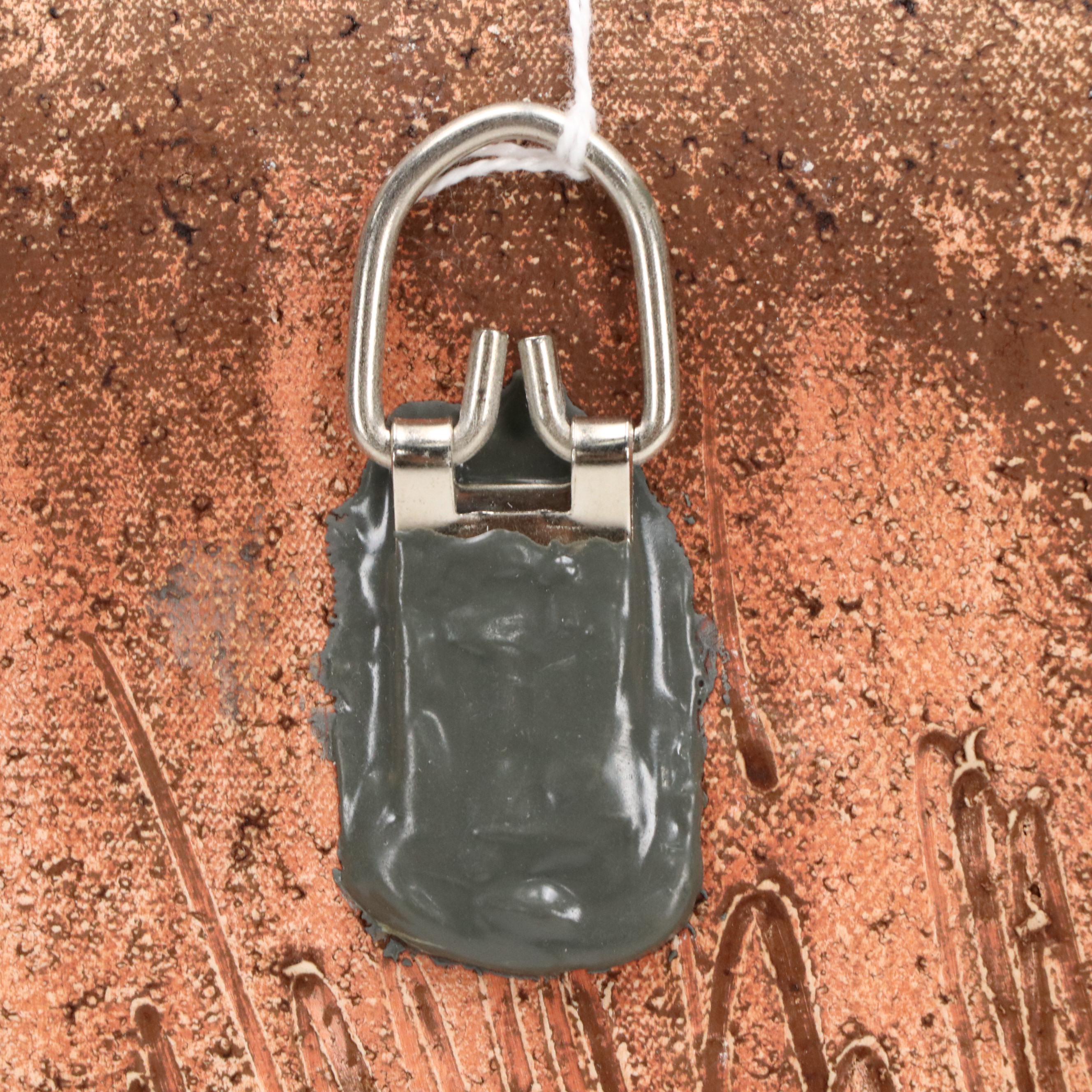 Marsha Karagheusian Ceramic Bas-Relief Plaque Depicting Nude