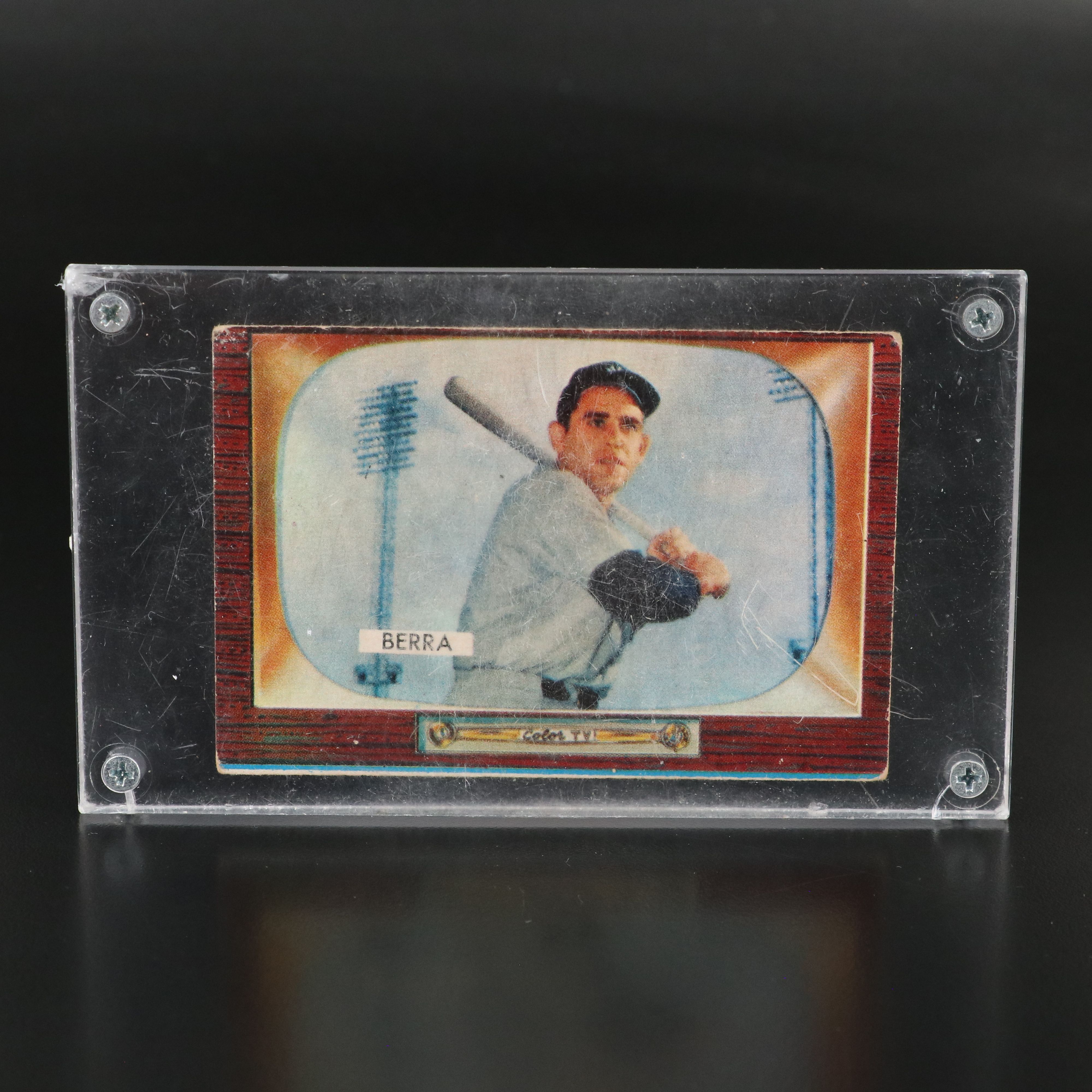 1955 Bowman Yogi Berra New York Yankees Baseball Card