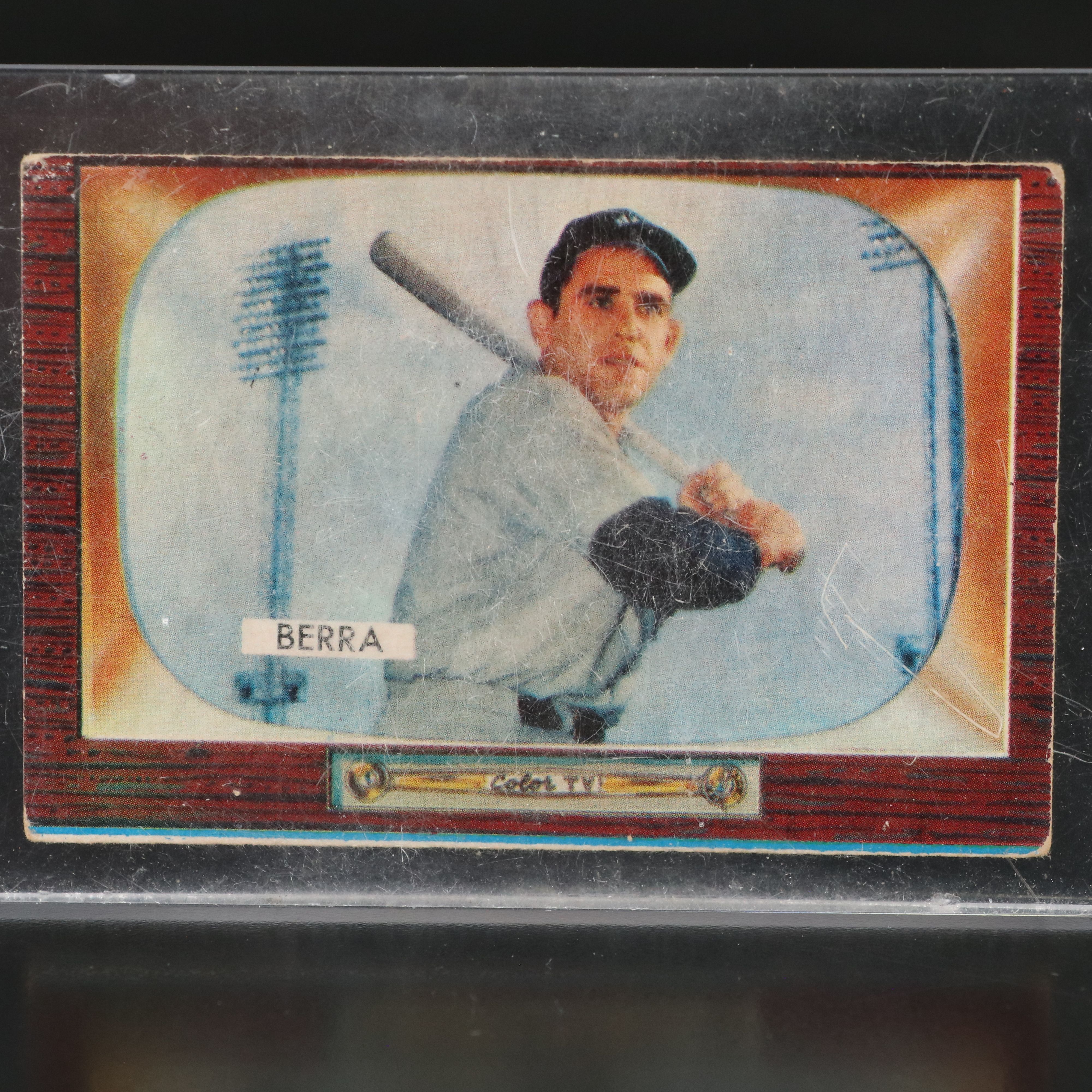 1955 Bowman Yogi Berra New York Yankees Baseball Card