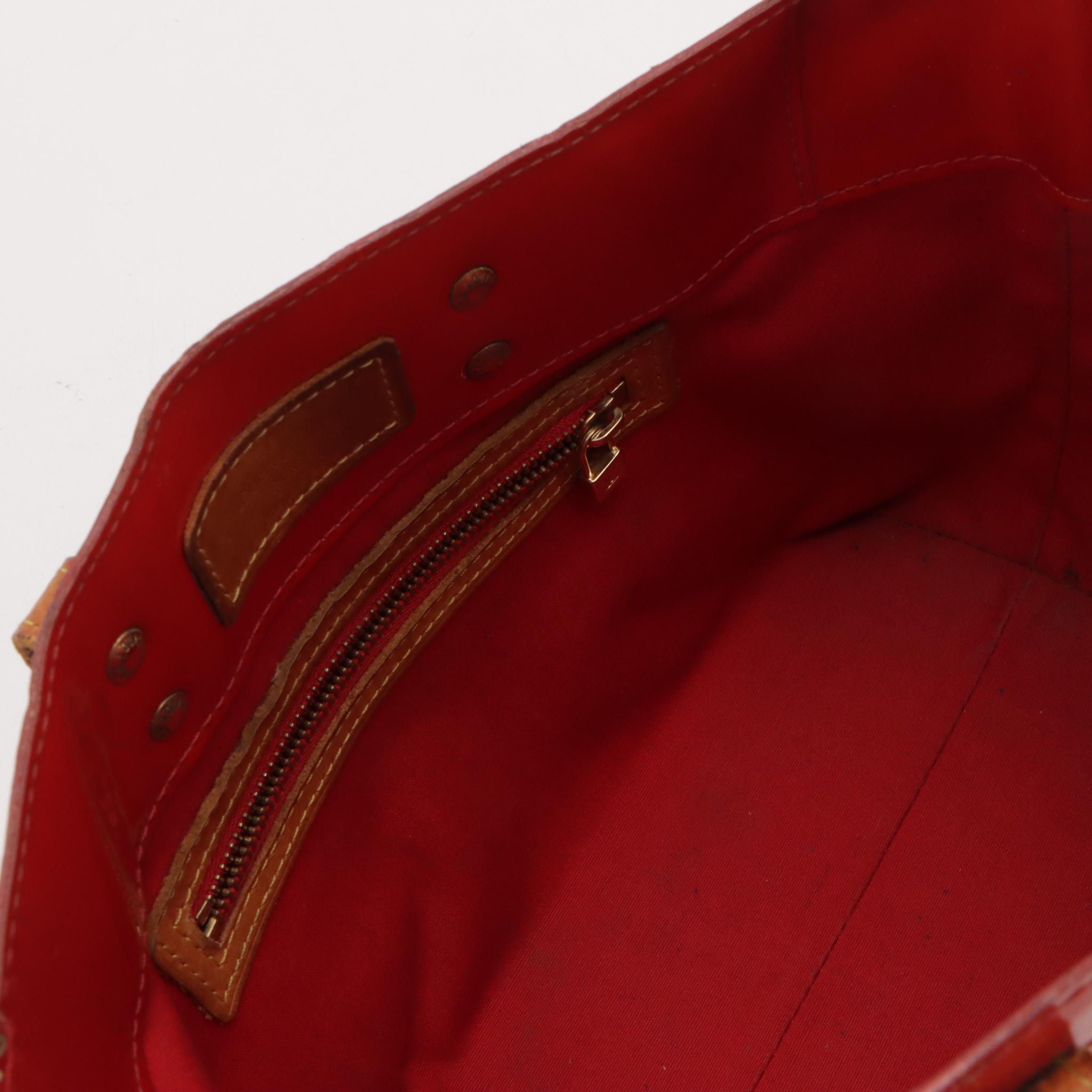 Louis Vuitton Reade PM Tote Bag in Orange Sunset Monogram Vernis