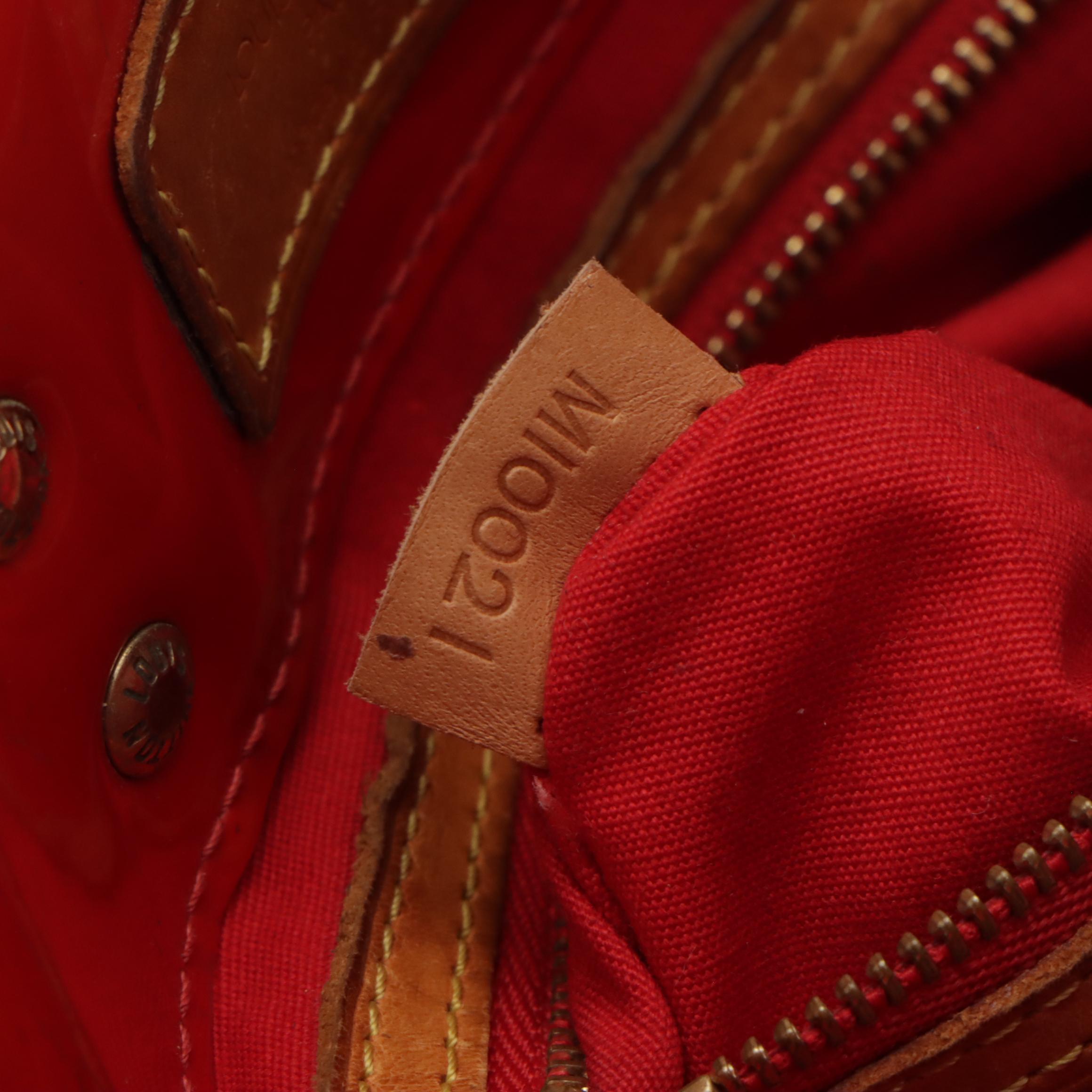 Louis Vuitton Reade PM Tote Bag in Orange Sunset Monogram Vernis